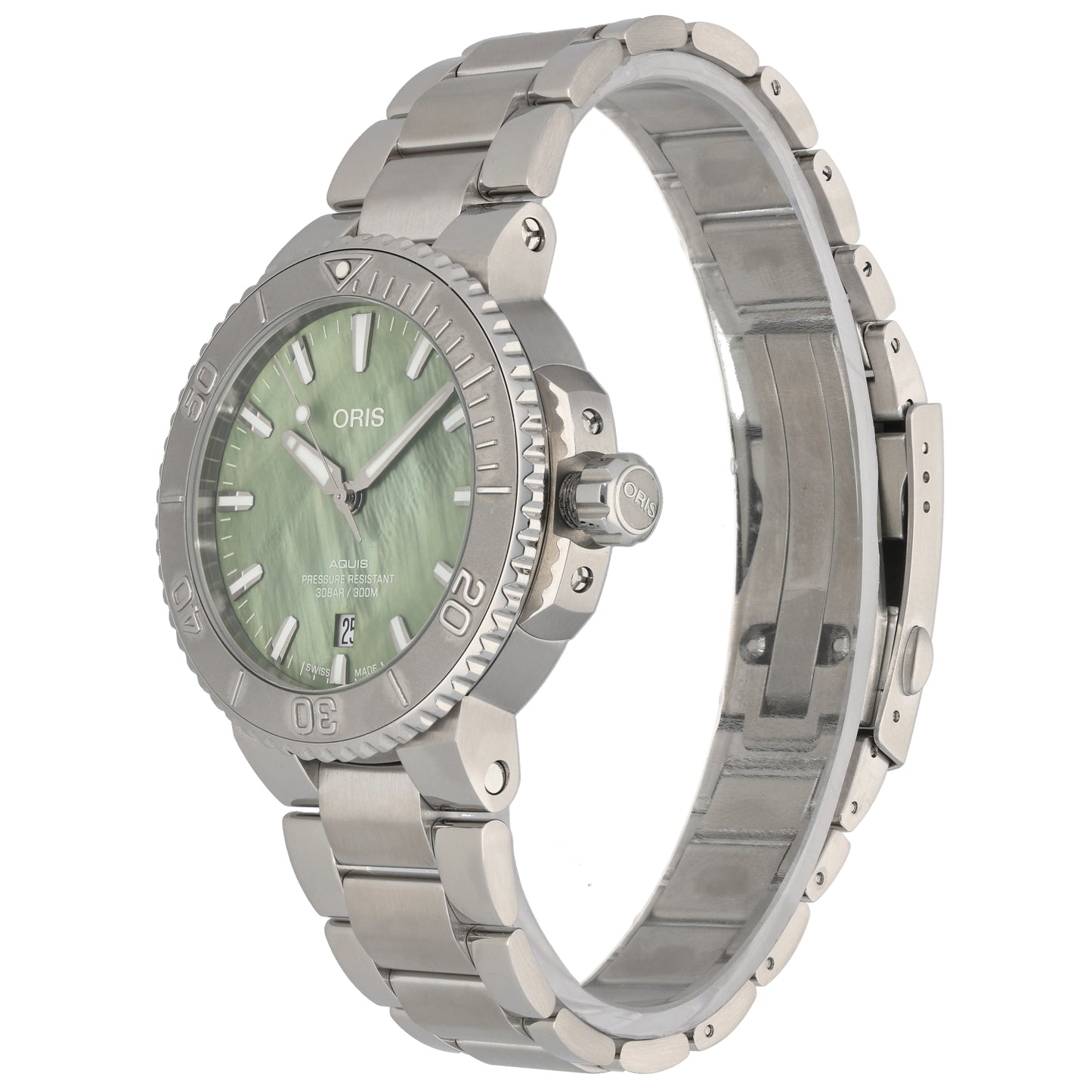 Oris Aquis 7766 4187 41.5mm Stainless Steel Watch