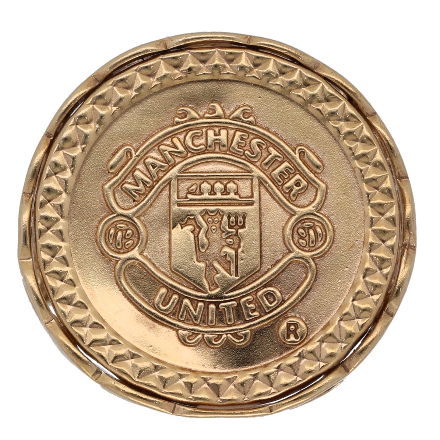 9ct Gold Manchester United Signet Size R