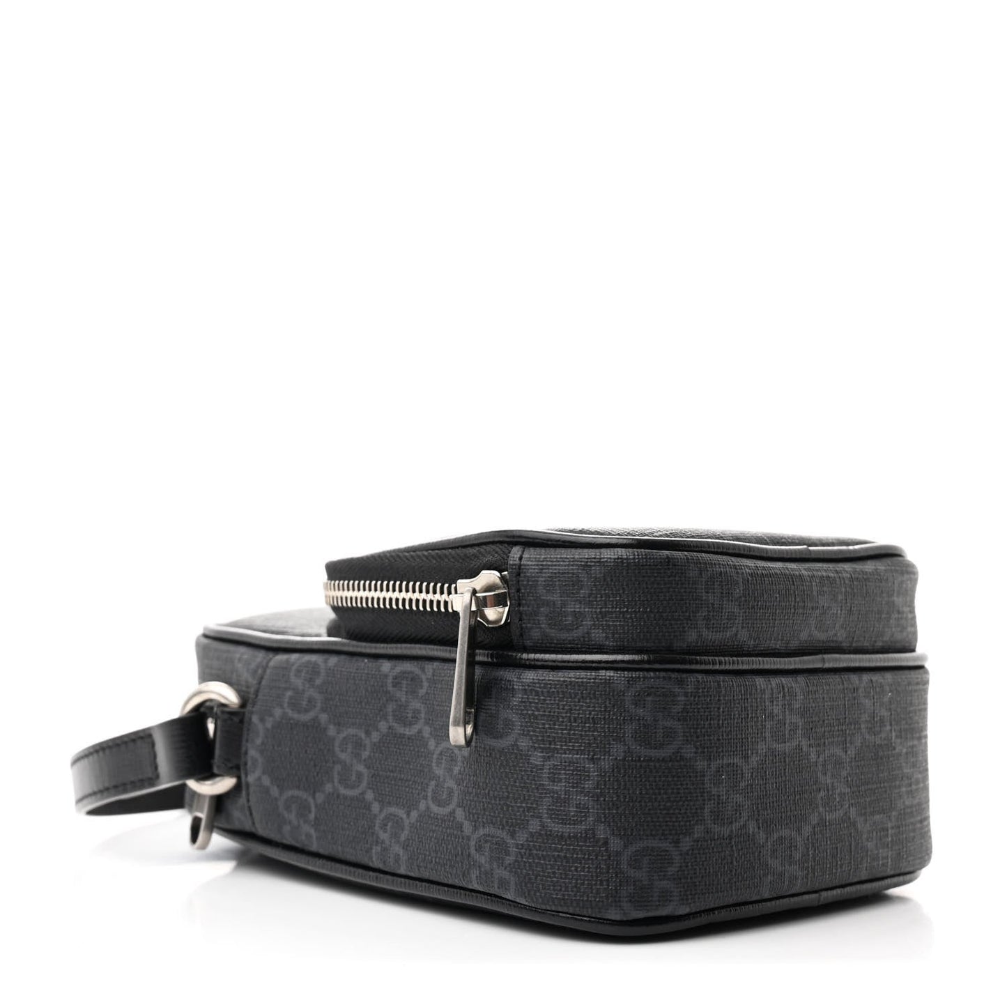 Gucci Interlocking G Mini GG Supreme Coated Canvas Bag - Black