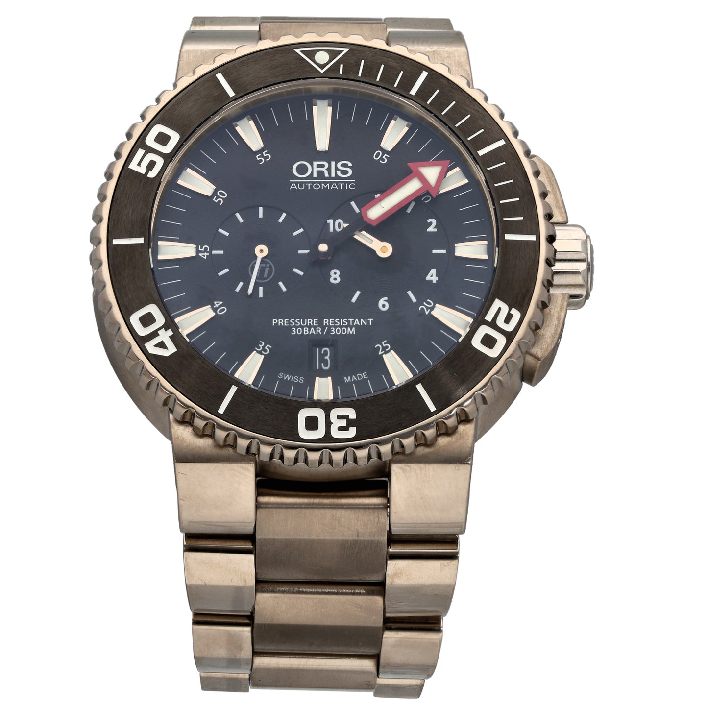 Oris Aquis 7677 43mm Titanium Watch