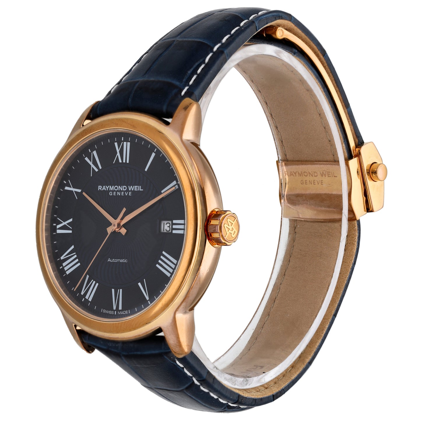 Raymond Weil Maestro 2237 39mm Gpld Plated Watch