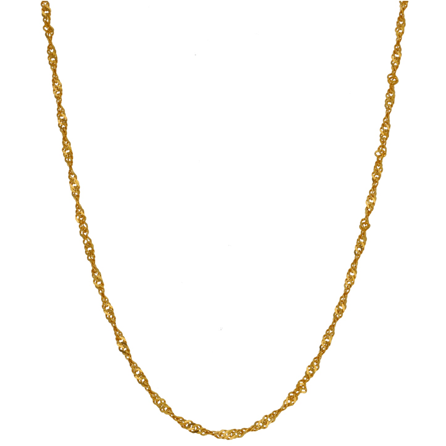 22ct Gold Rope Chain 18"