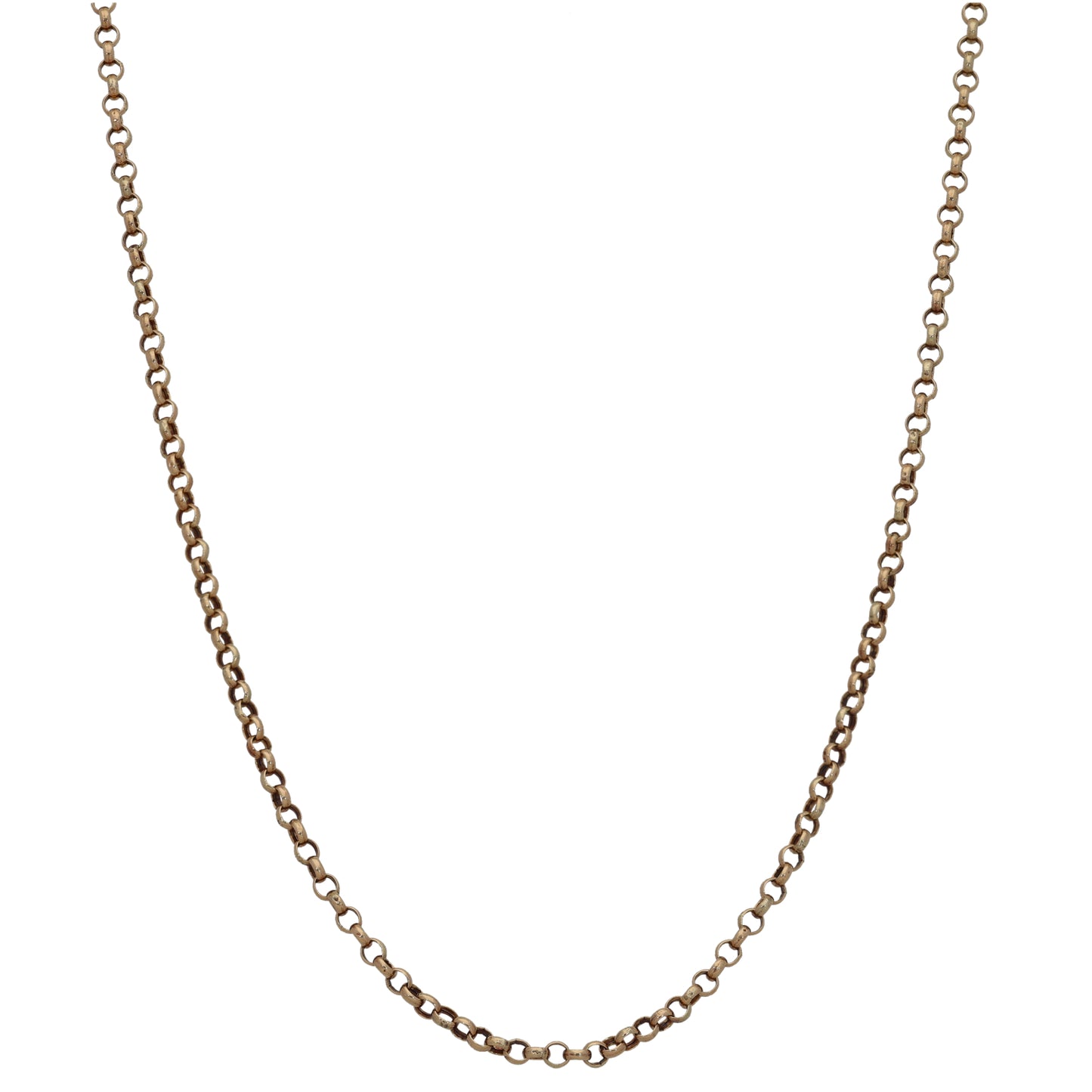9ct Gold Belcher Chain 18"