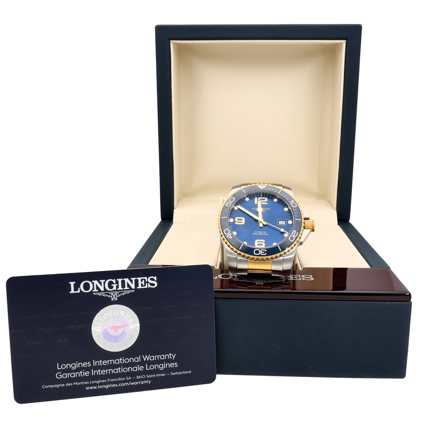 Longines Hydro Conquest L3.781.3 41mm Bi-Colour Watch