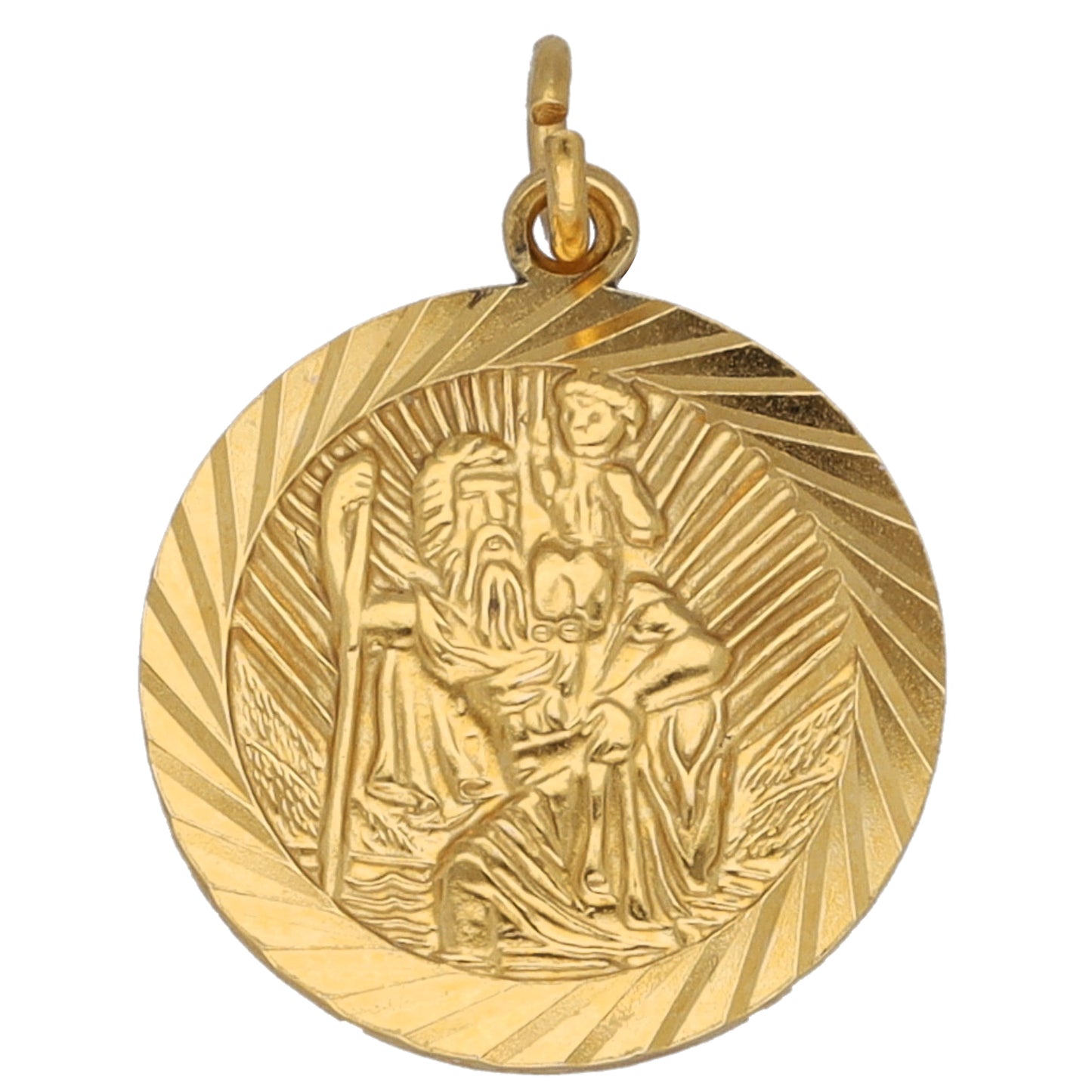9ct Gold St Christopher Pendant