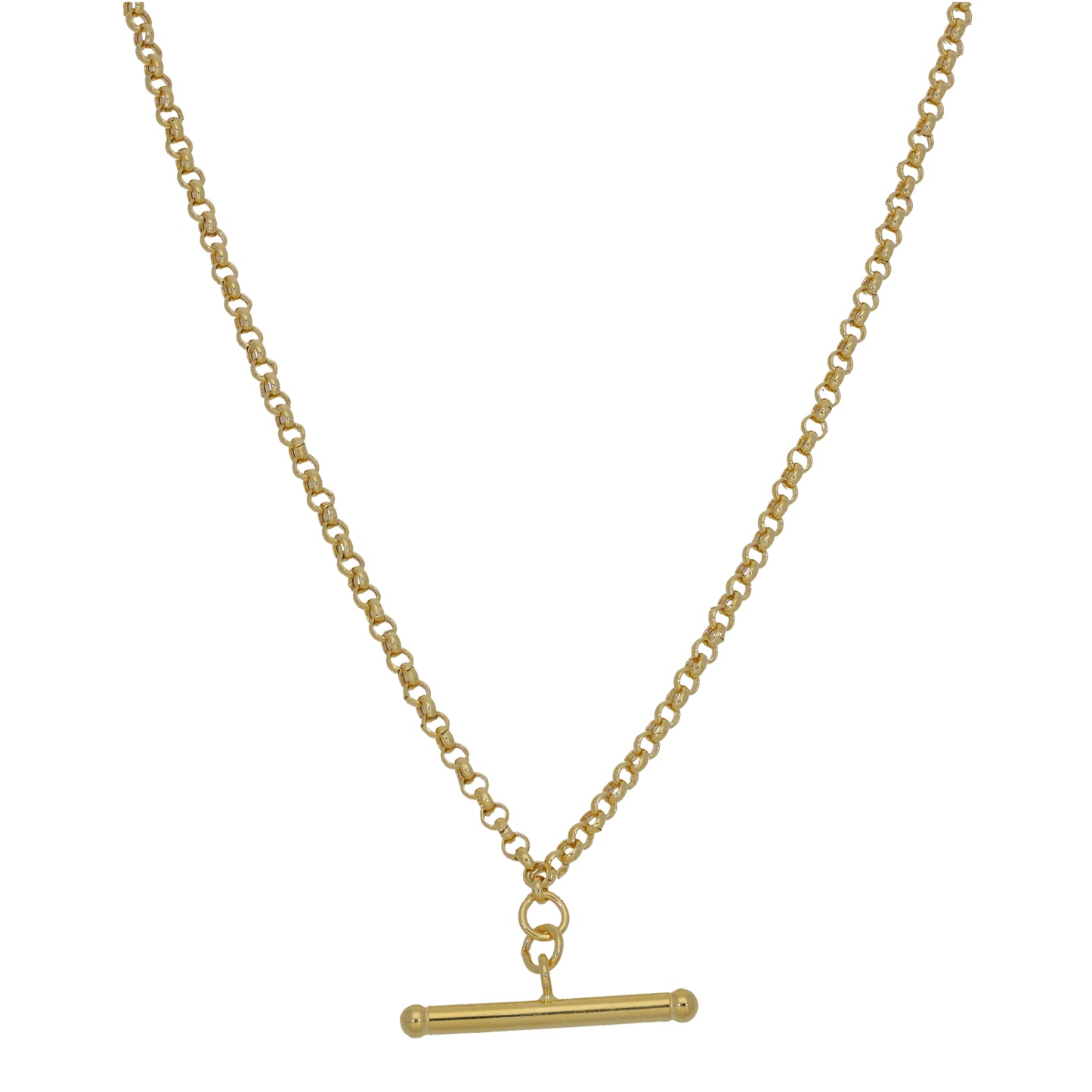 New 9ct Gold Belcher Chain 18"