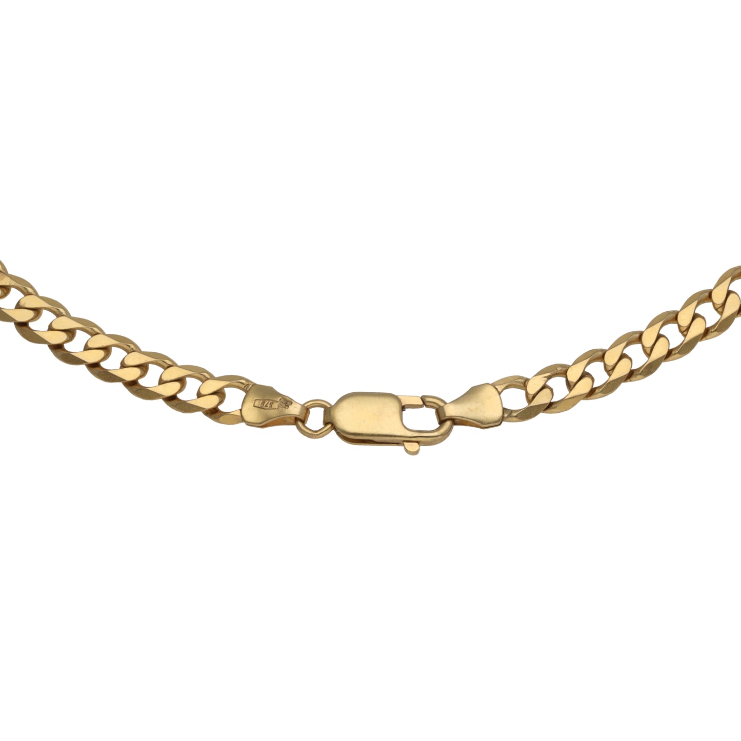 9ct Gold Curb Chain 24"