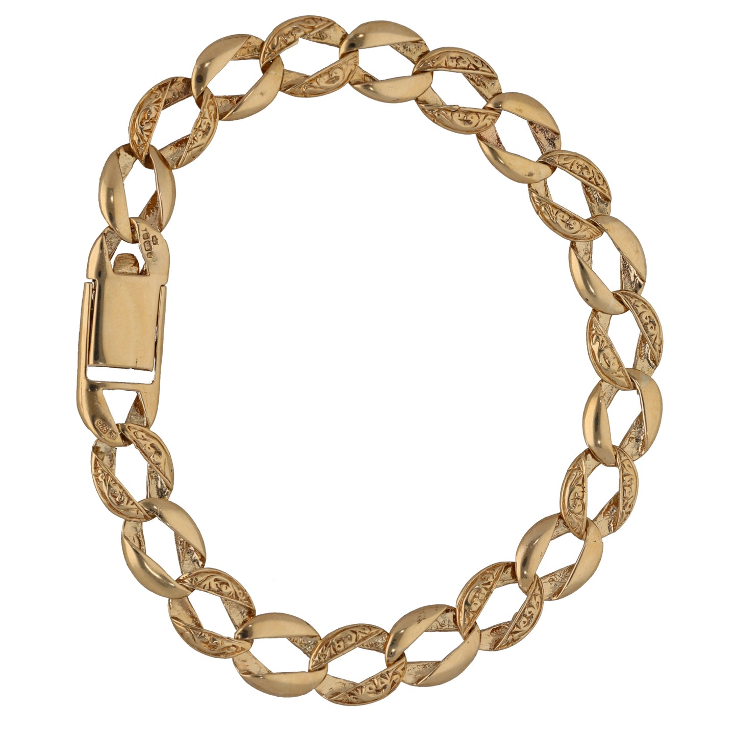 9ct Gold Curb Bracelet