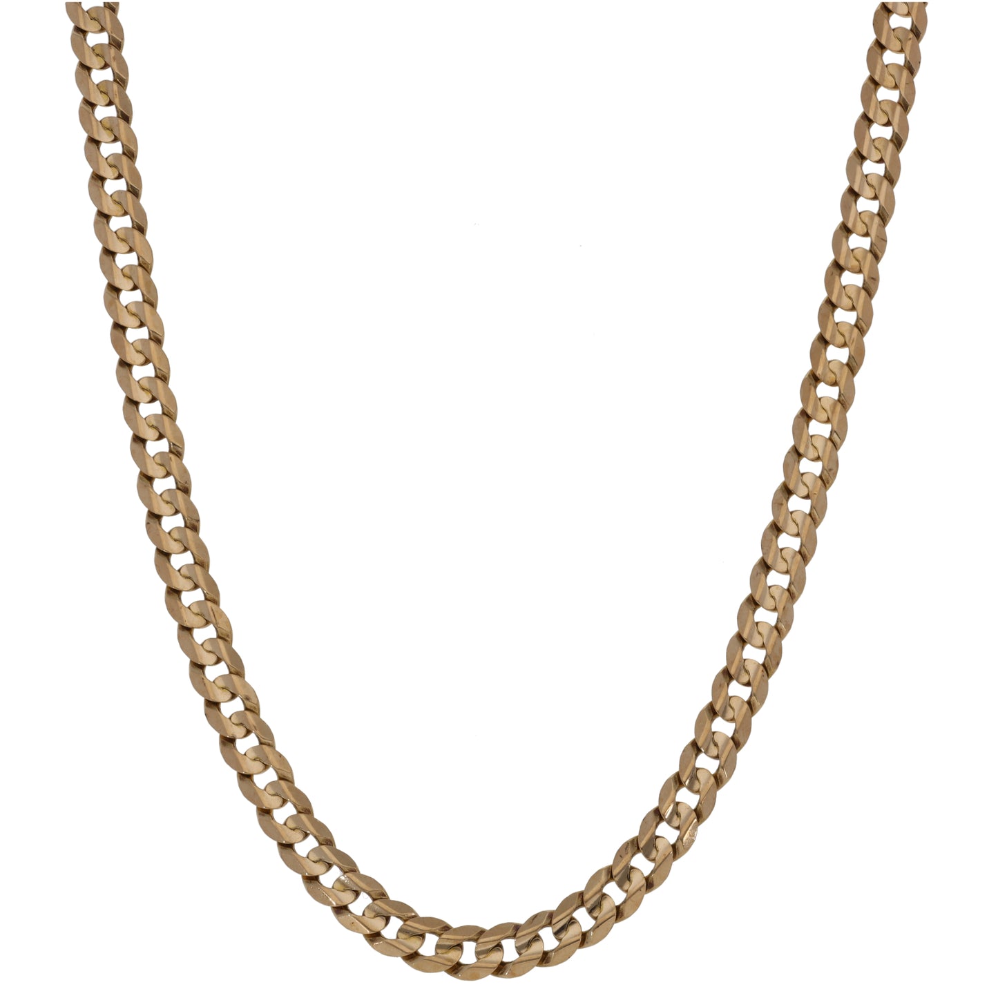 9ct Gold Curb Chain 20"