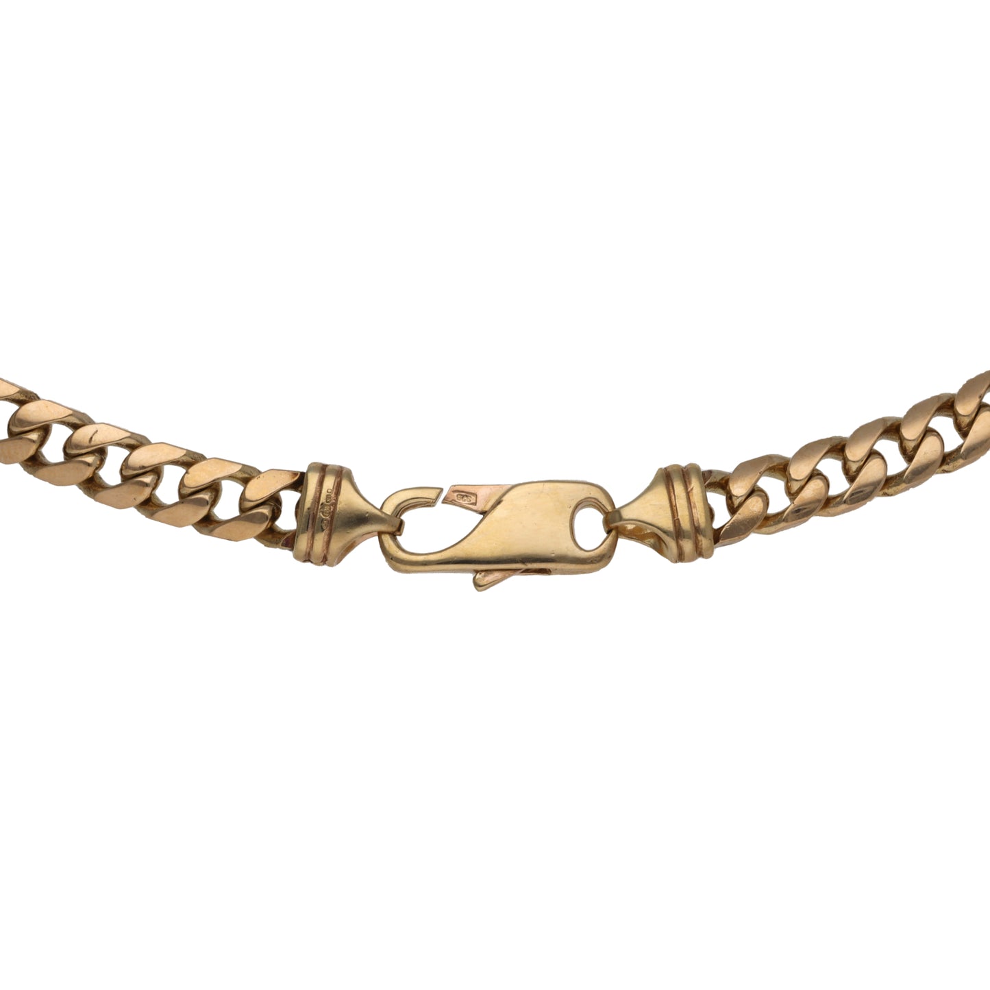 9ct Gold Curb Chain 18"