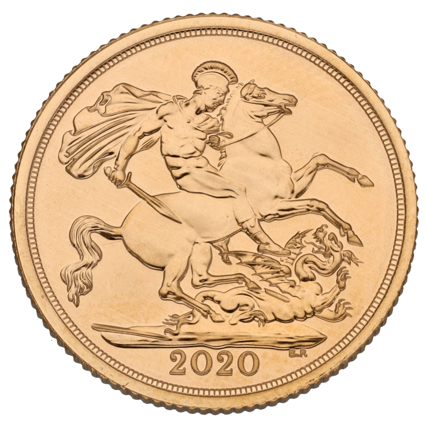 22ct Gold Queen Elizabeth II Full Sovereign Coin 2020
