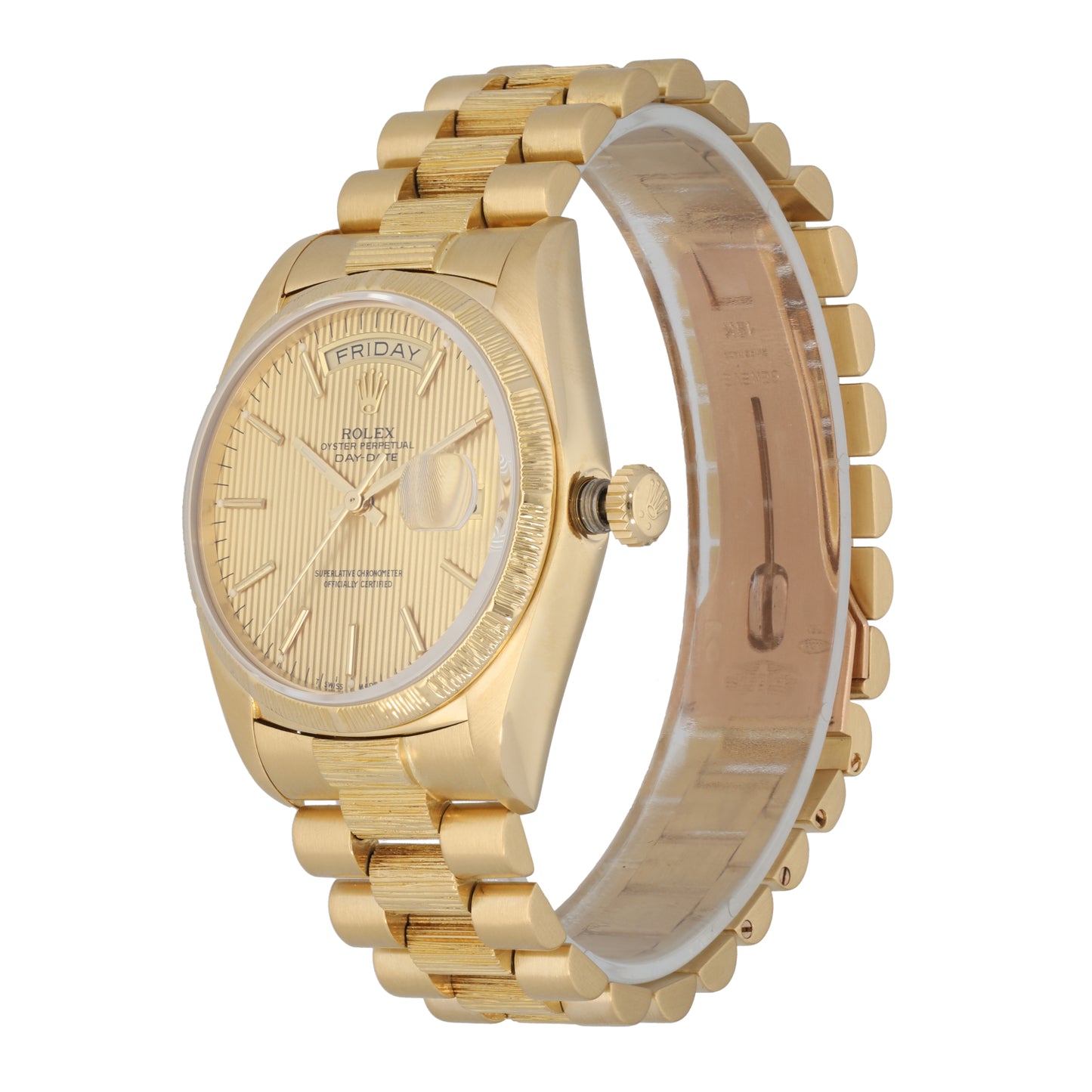 Rolex Day-Date 18078 36mm Gold Mens Watch