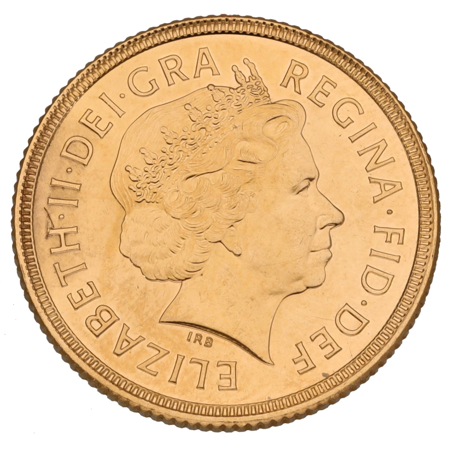 22ct Gold Queen Elizabeth II Full Sovereign Coin 2000