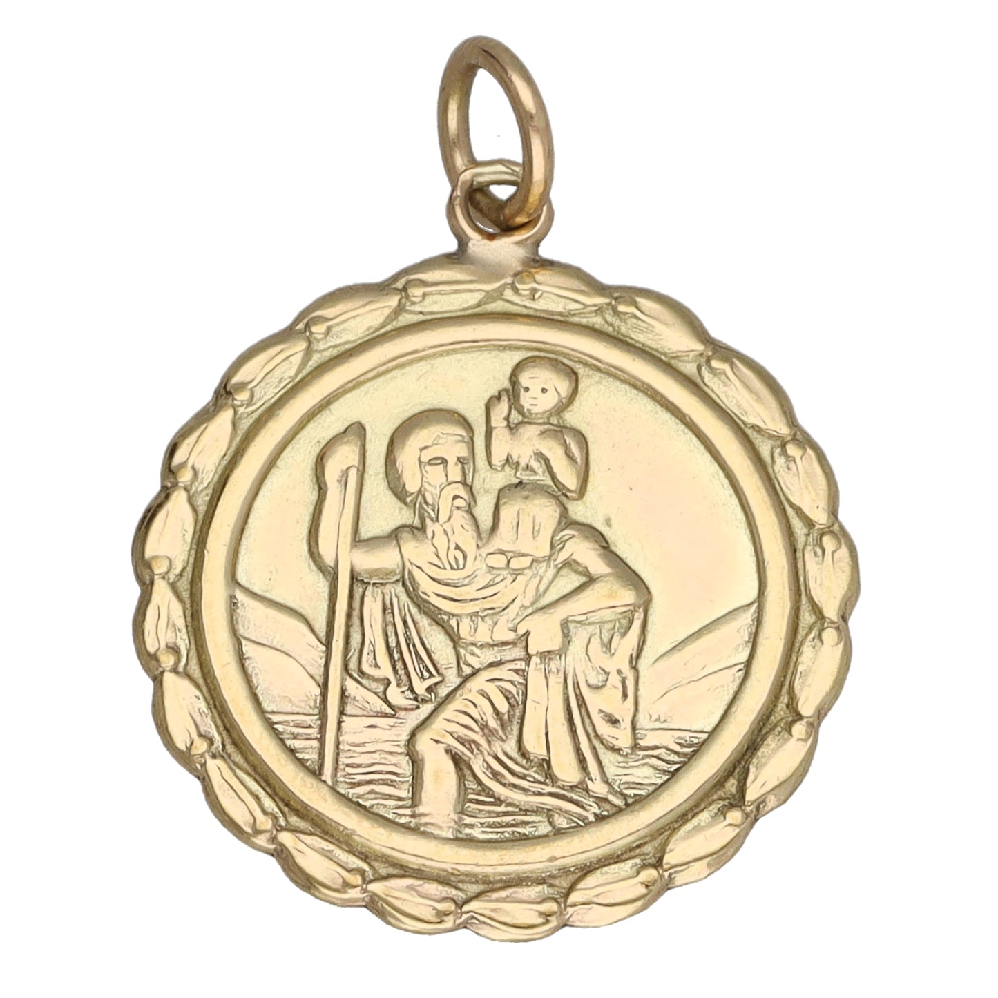 9ct Gold St Christopher Pendant