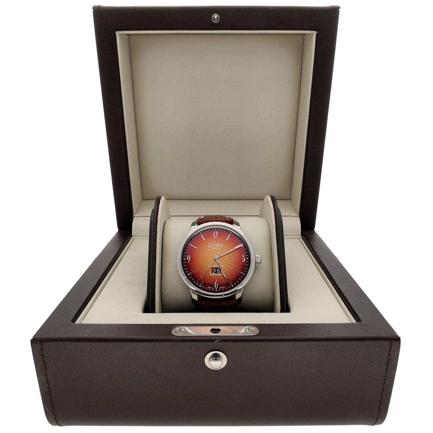 Glashütte Original Sixties Panorama Date 2.39.47.09.02.04 42mm Stainless Steel Watch