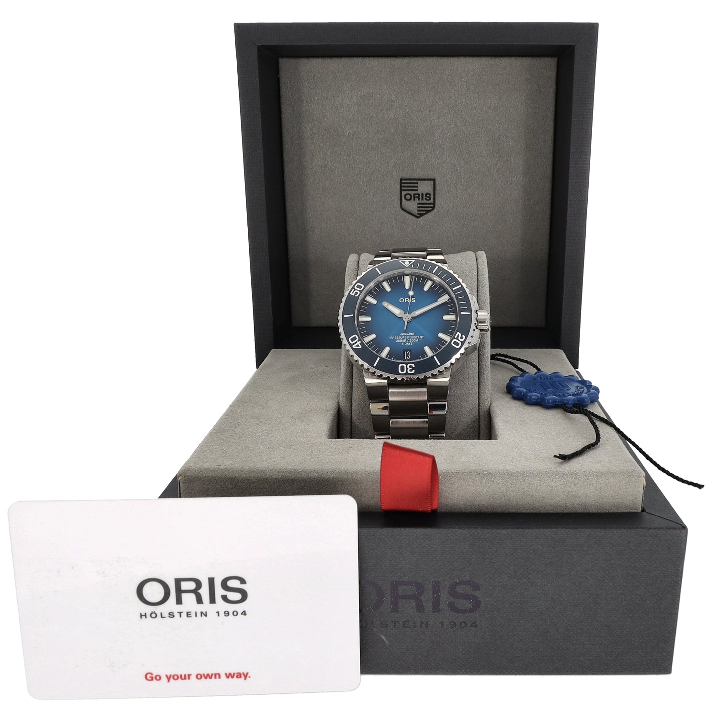 Oris Aquis 7763 43.5mm Stainless Steel Watch