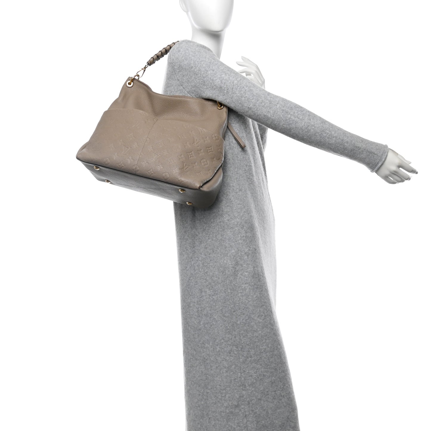 Louis Vuitton Maida Hobo Monogram Empreinte Leather Bag - Tourterelle