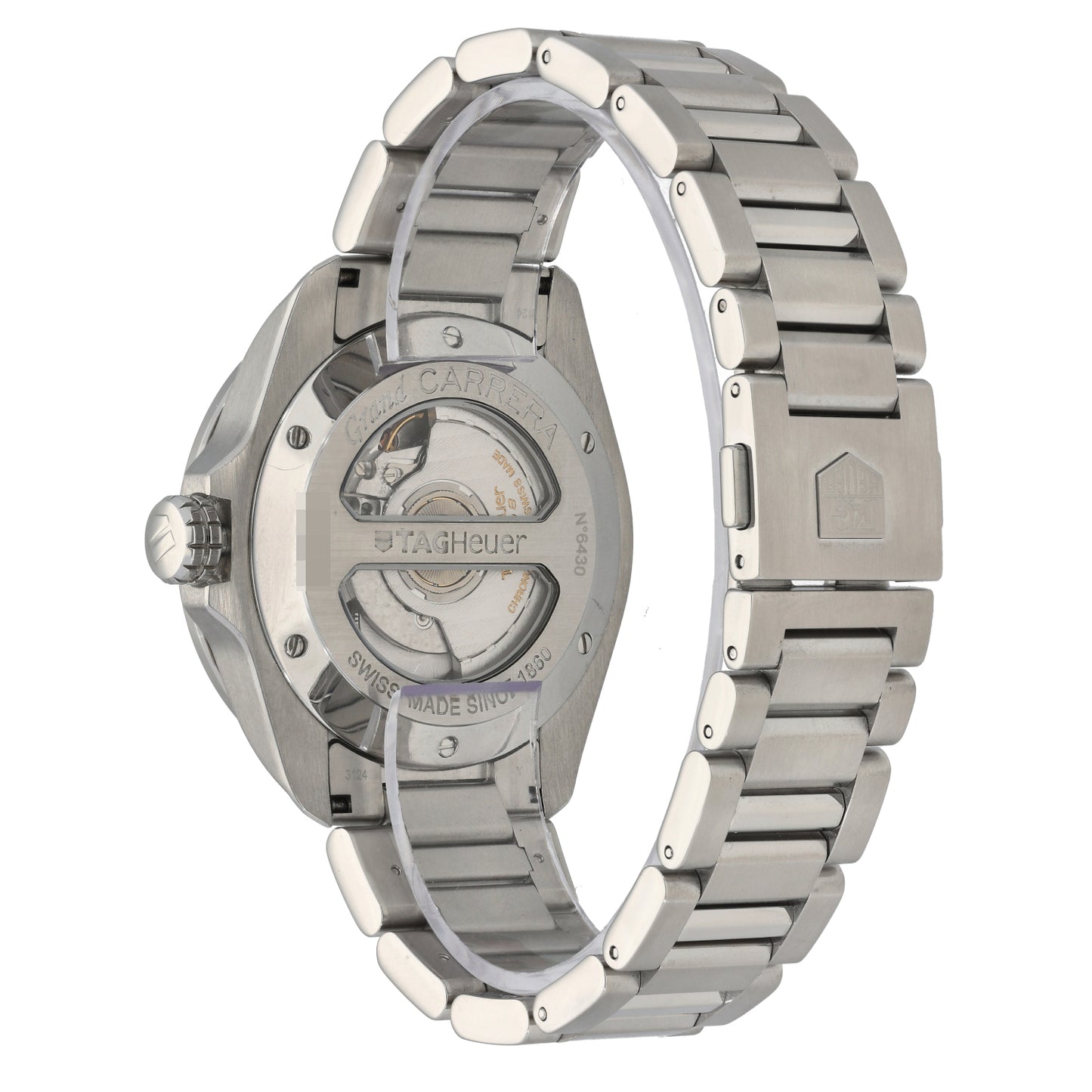 Tag Heuer Grand Carrera WAV5111 42mm Stainless Steel Watch