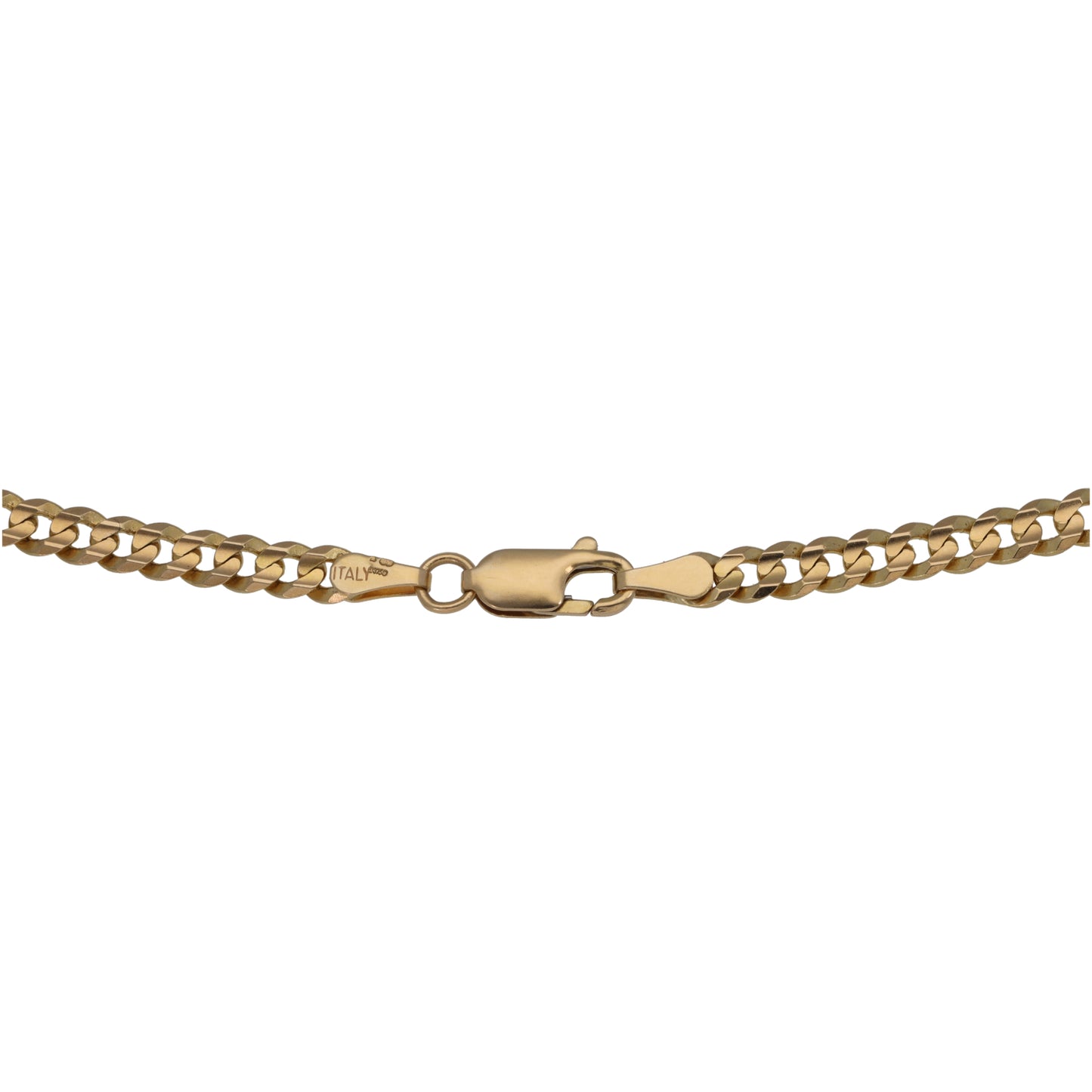9ct Gold Curb Chain 18"