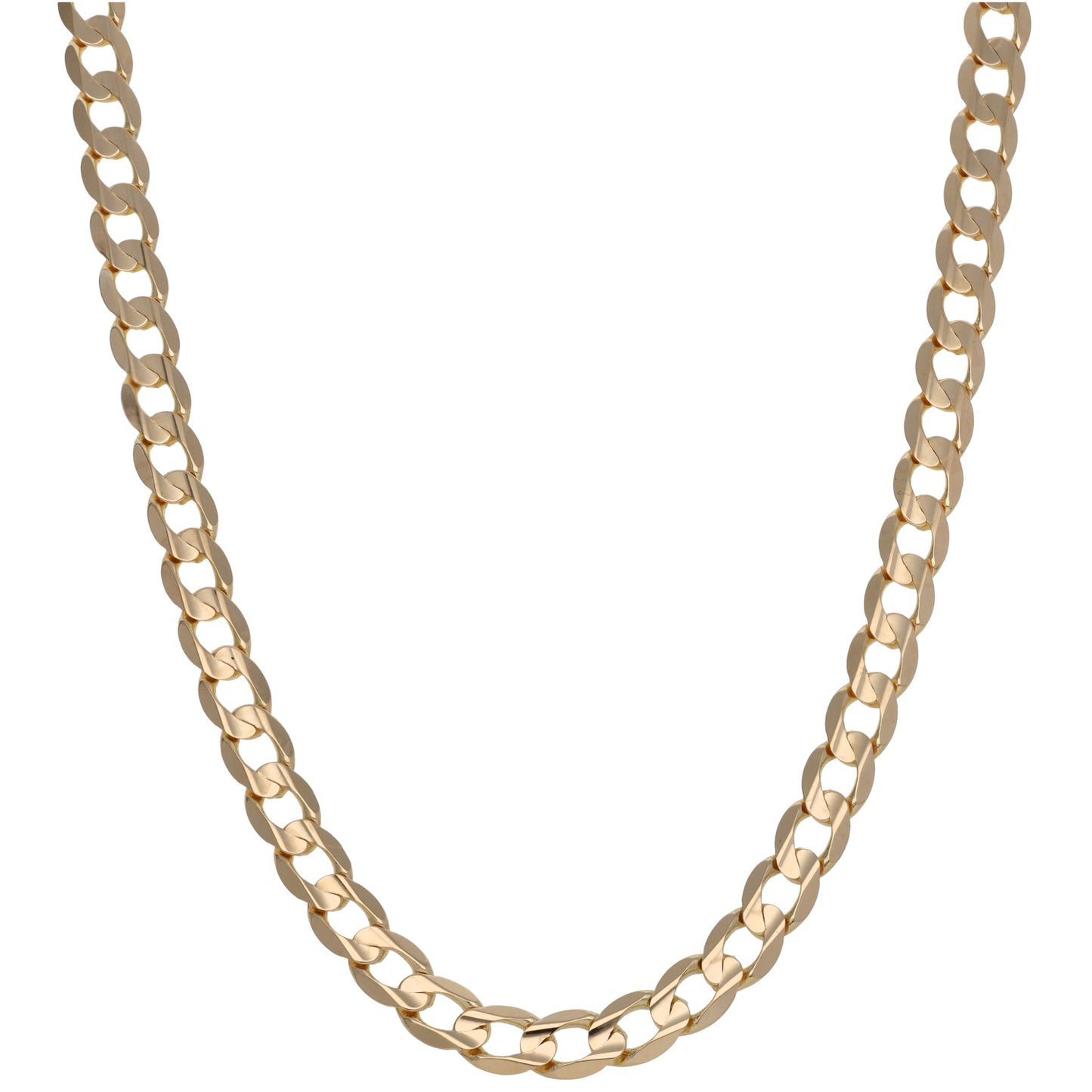 9ct Gold Curb Chain 20"