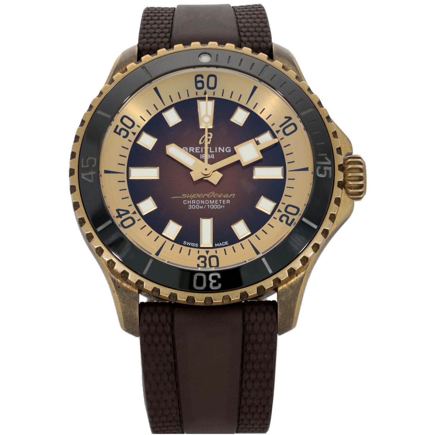 Breitling Superocean N17376 44mm Bronze Watch