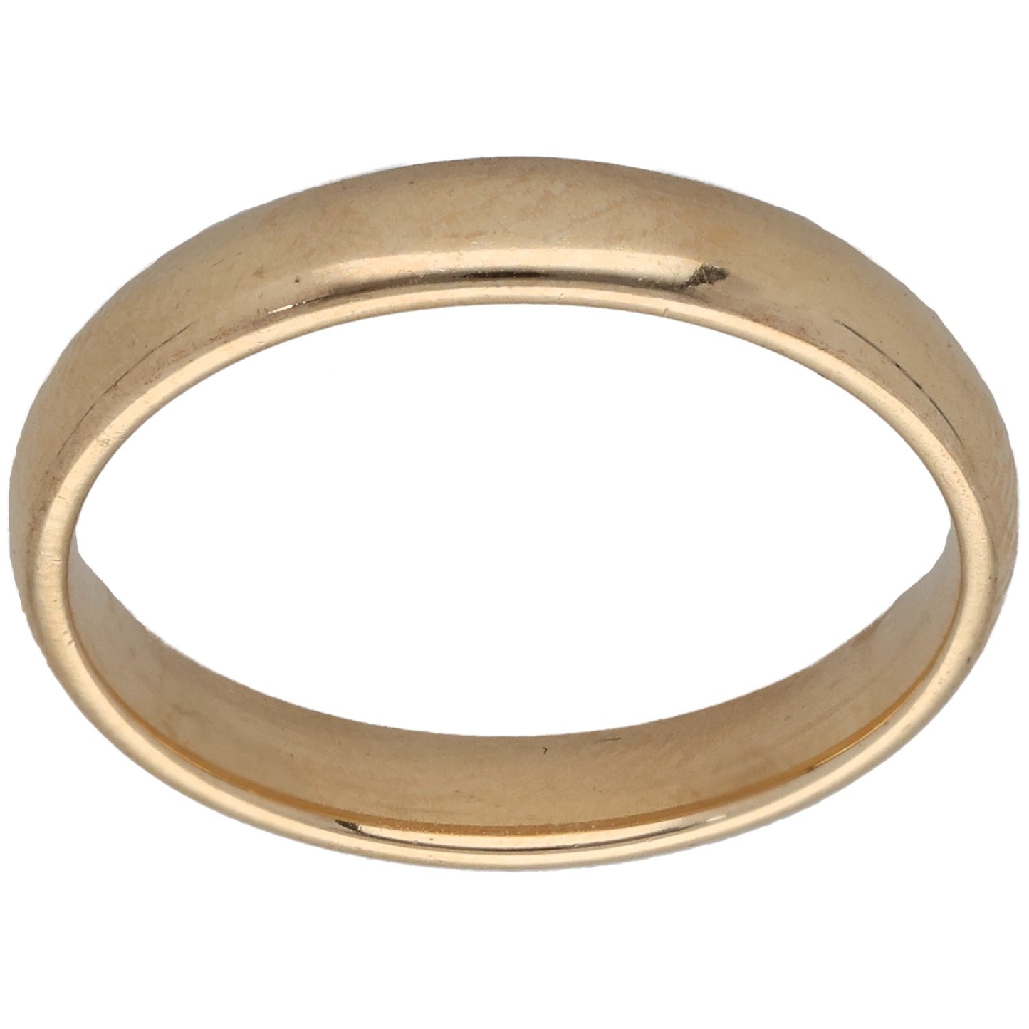 9ct Gold Plain Wedding Ring Size O