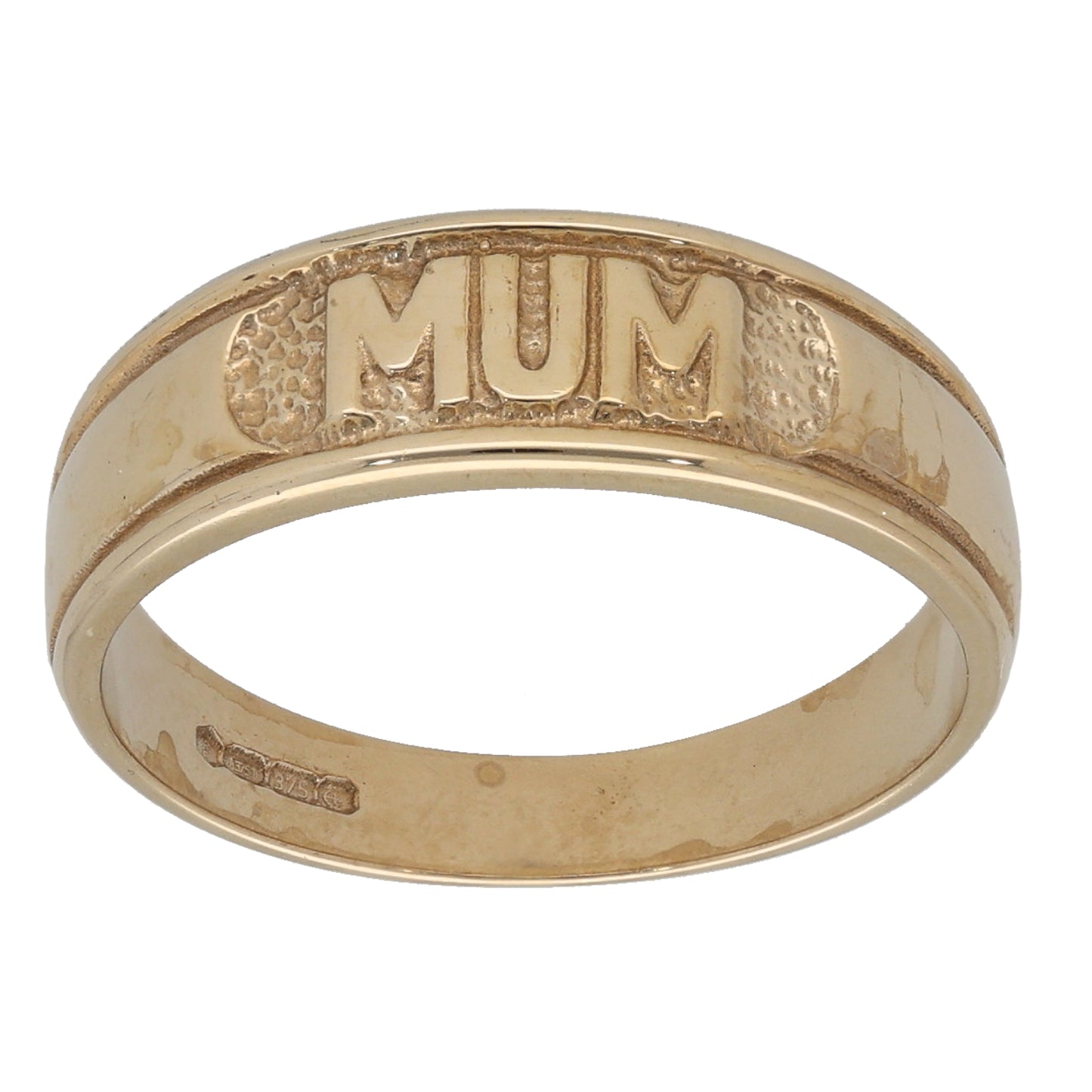 9ct Gold Mum/Mother Ring Size O