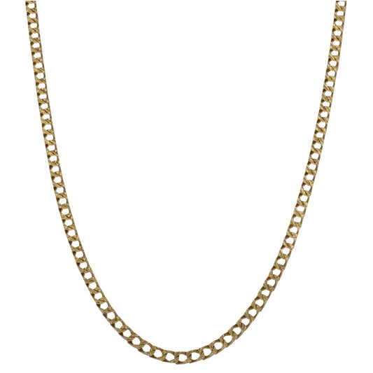 9ct Gold Curb Chain 24"