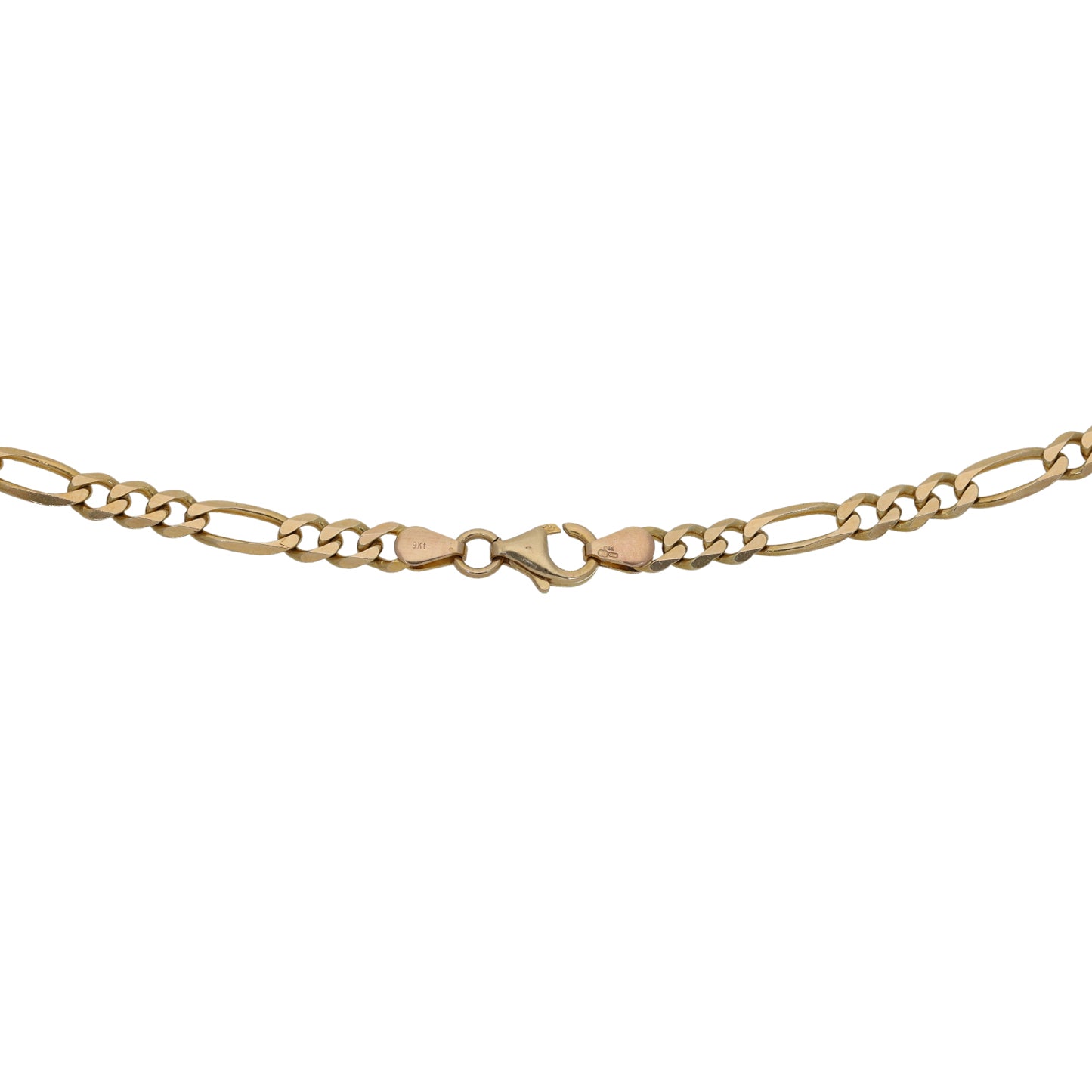 9ct Gold Figaro Chain 24"