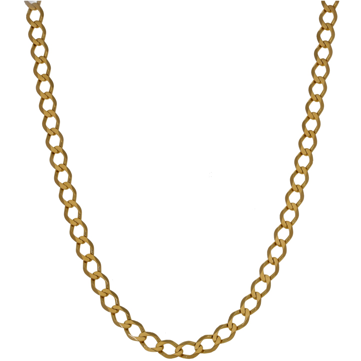 9ct Gold Curb Chain 20"
