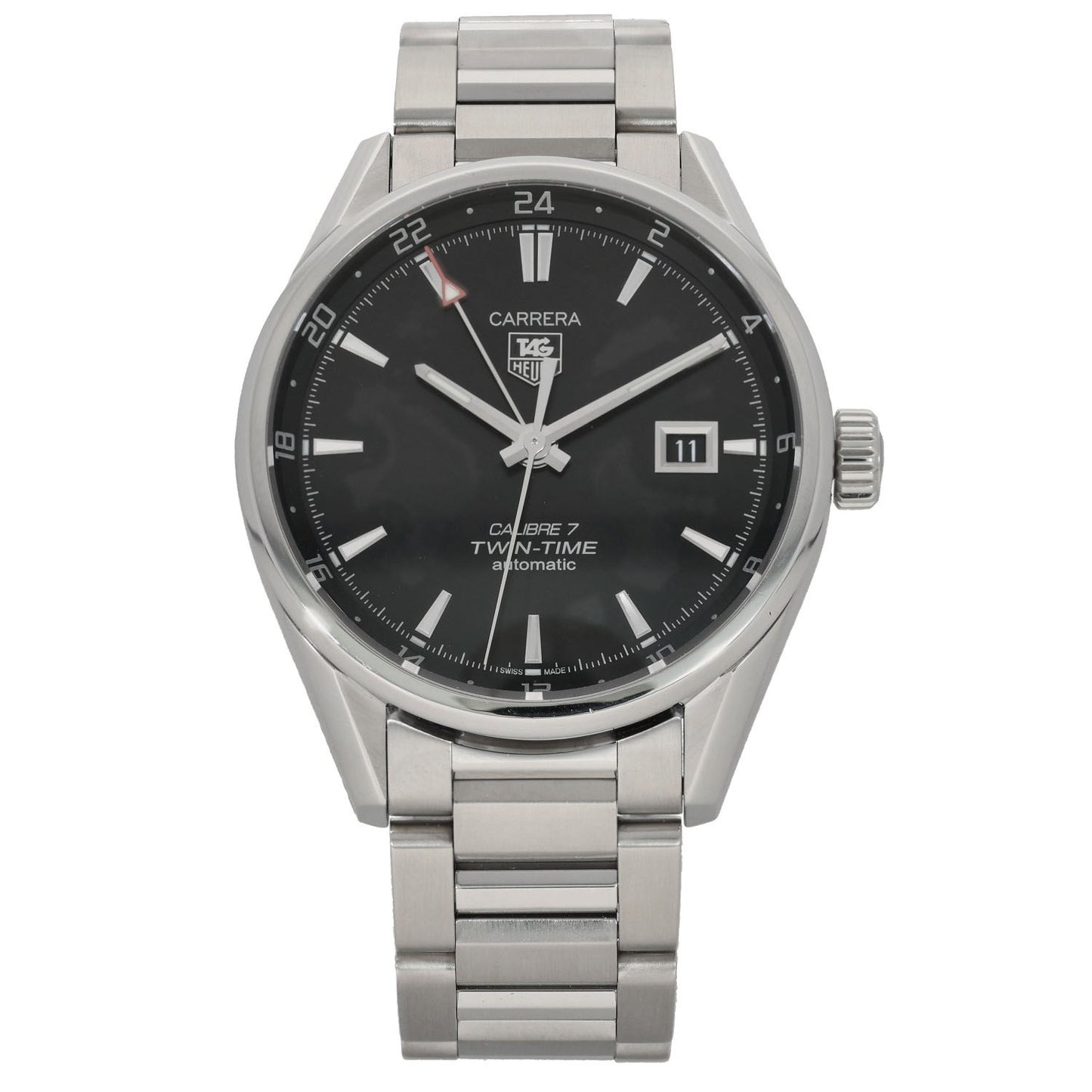 Tag Heuer Carrera WAR2010 41mm Stainless Steel Watch