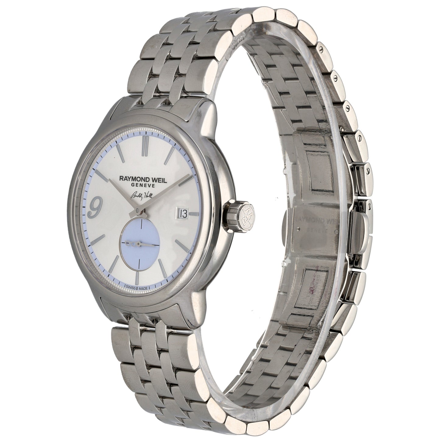 Raymond Weil Maestro 'Buddy Holly' 2238 39mm Stainless Steel Watch