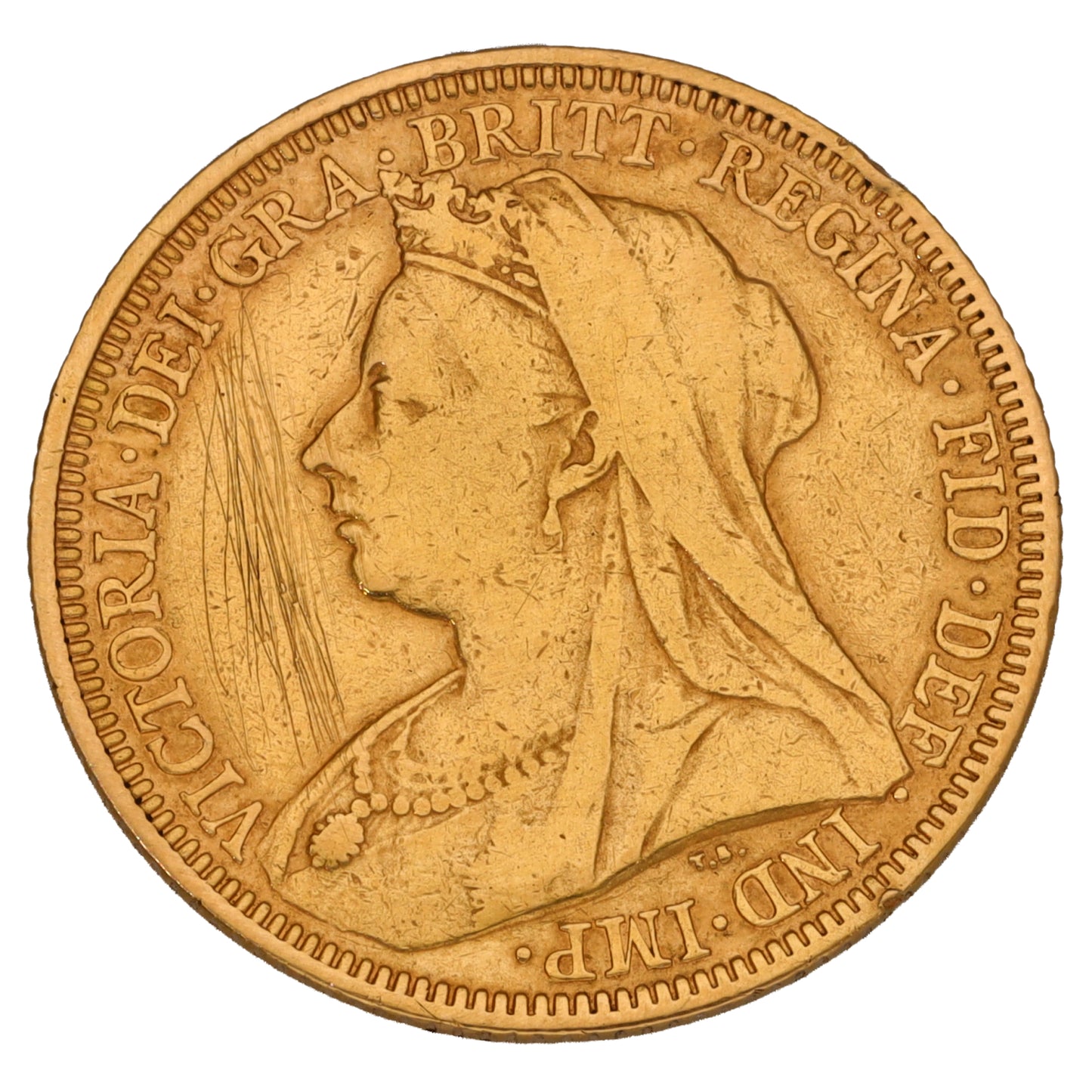 22ct Gold Queen Victoria Full Sovereign Coin 1894