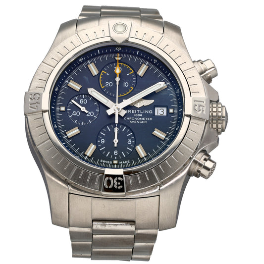 Breitling Avenger A13317 45mm Stainless Steel Watch