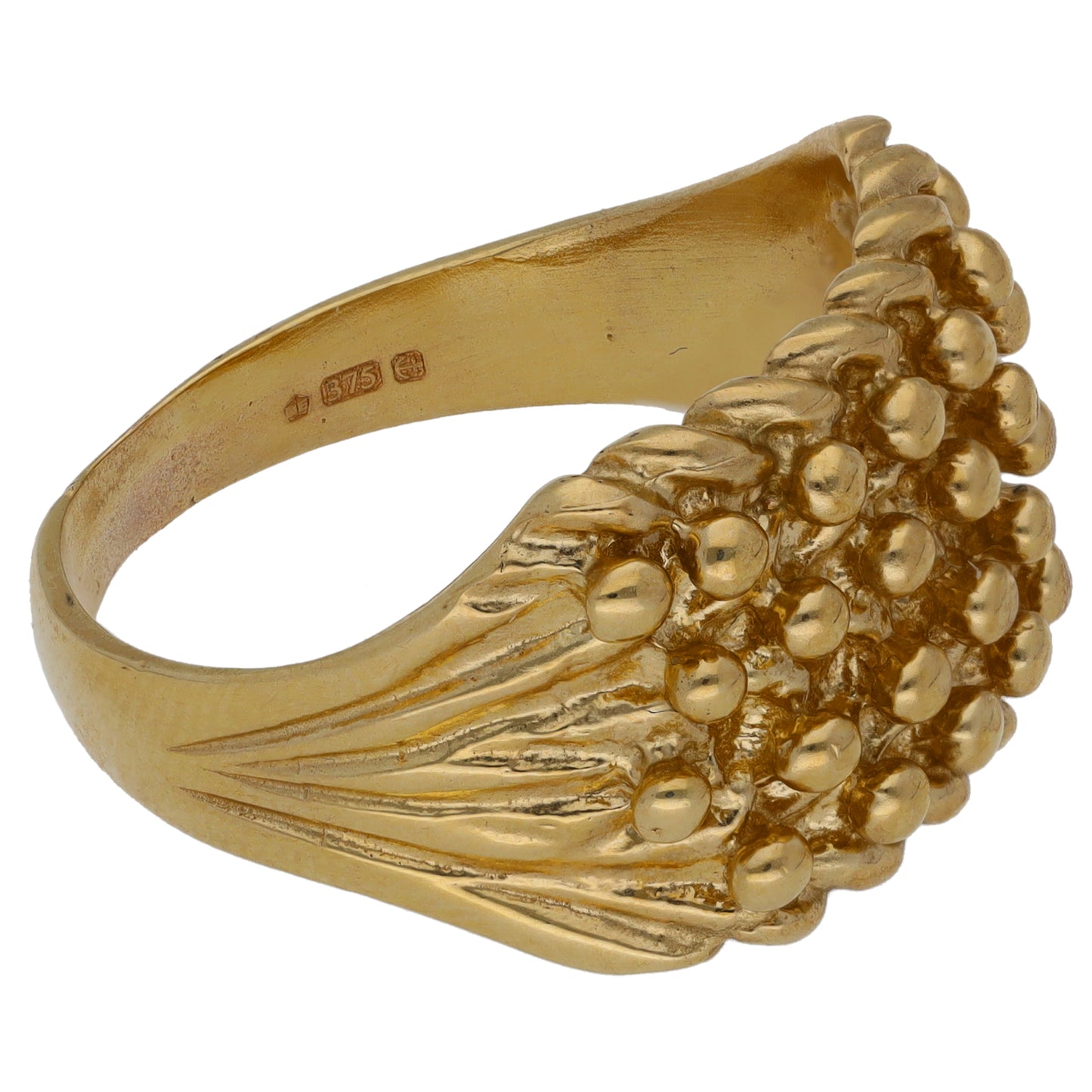 9ct Gold Keeper Ring Size V