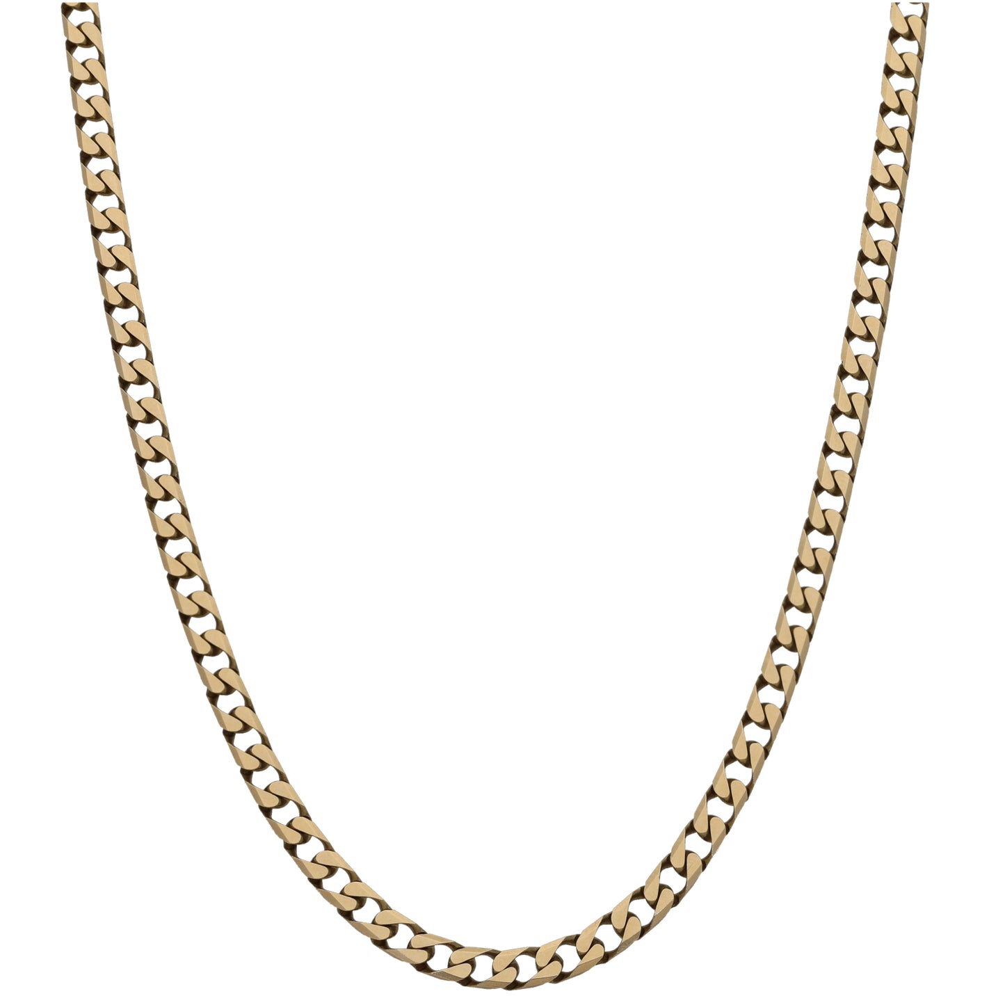 9ct Gold Curb Chain 24"