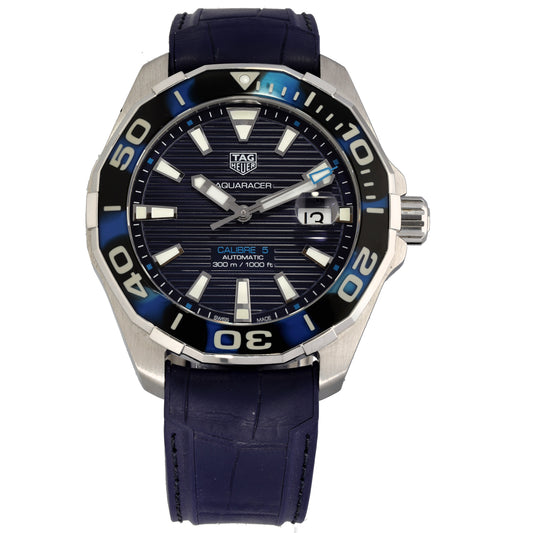 Tag Heuer Aquaracer WAY201P 43mm Stainless Steel Watch