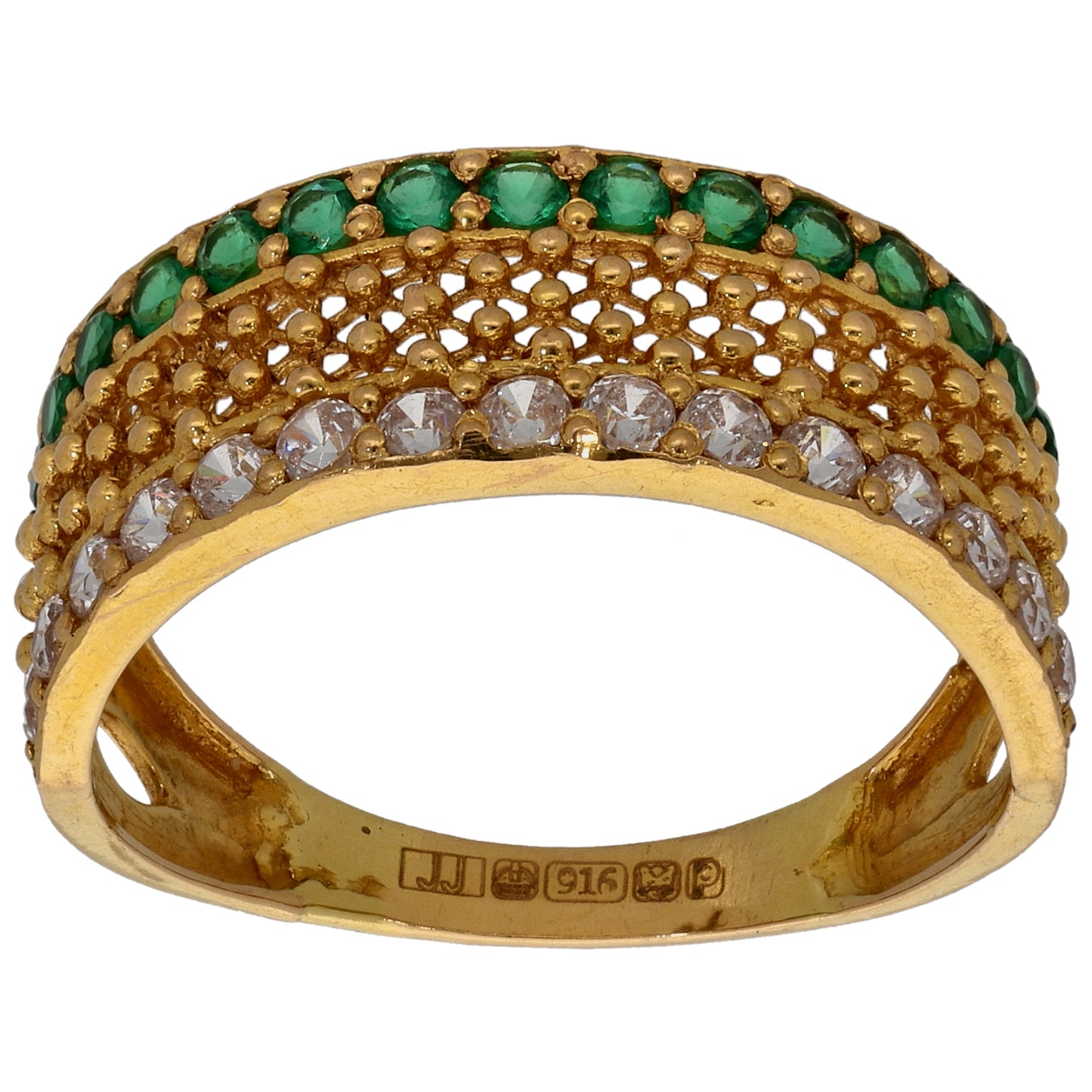 22ct Gold Imitation Dress/Cocktail Ring Size O