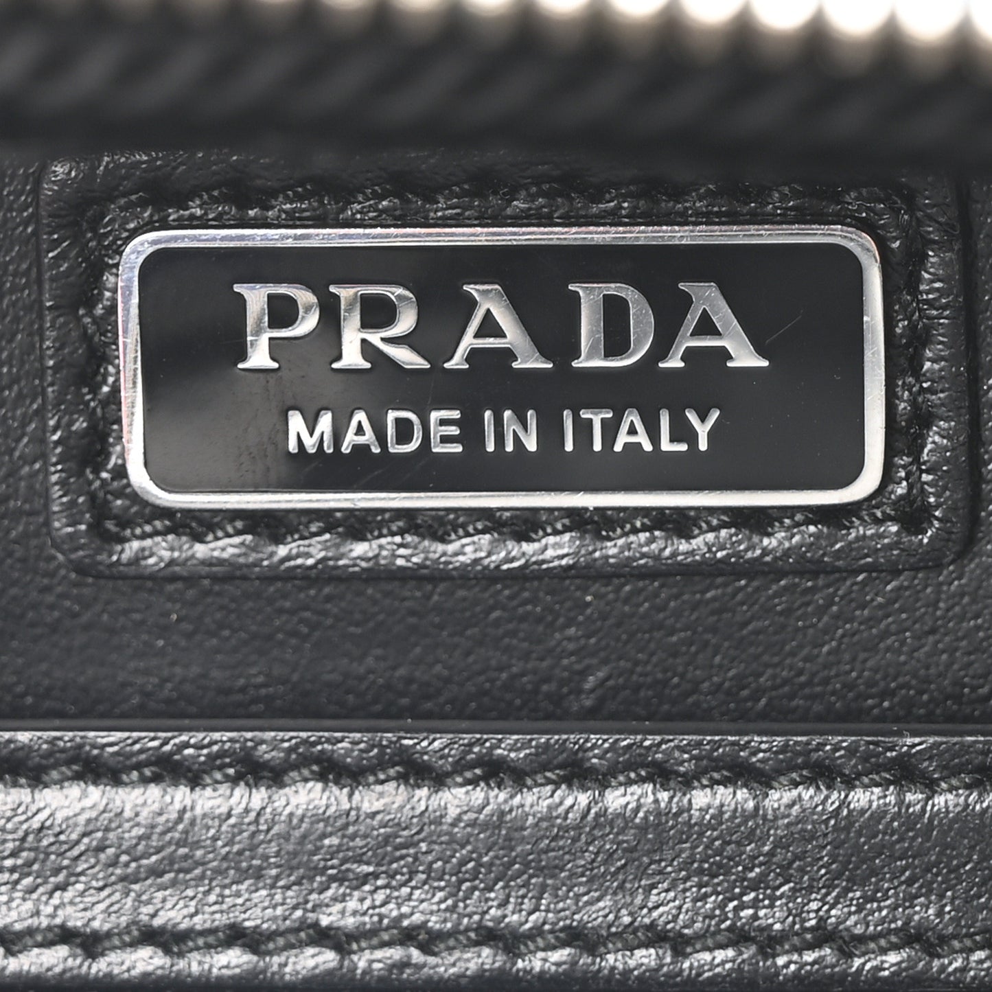 Prada Brique Saffiano Leather Bag - Blue