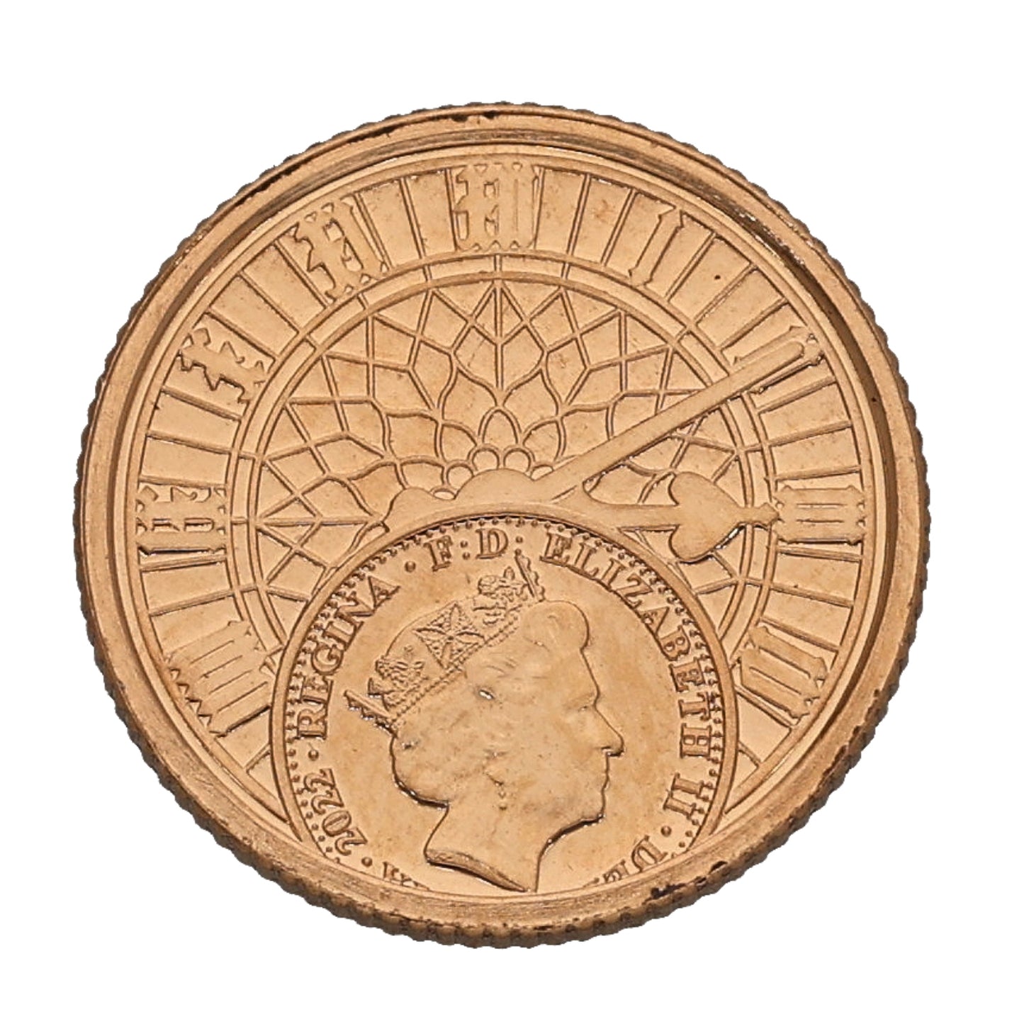 22ct Gold King Charles III Quarter Sovereign Coin 2023