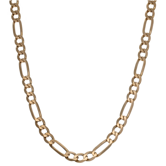 9ct Gold Figaro Chain 20"