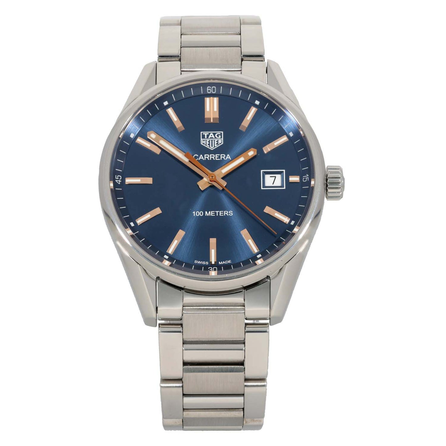 Tag Heuer Carrera WAR1112 39mm Stainless Steel Watch