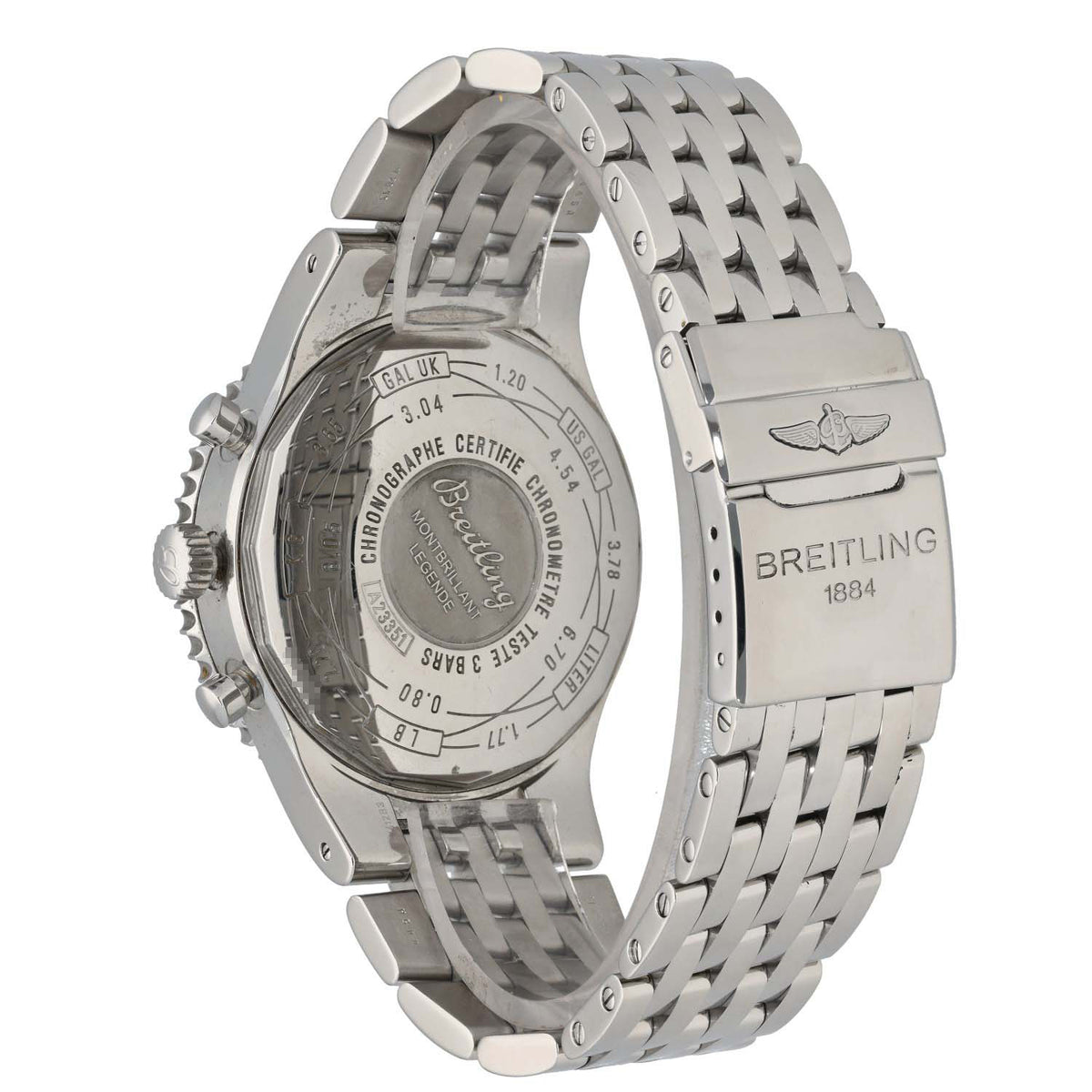 Breitling Montbrillant A23351 47mm Stainless Steel Watch