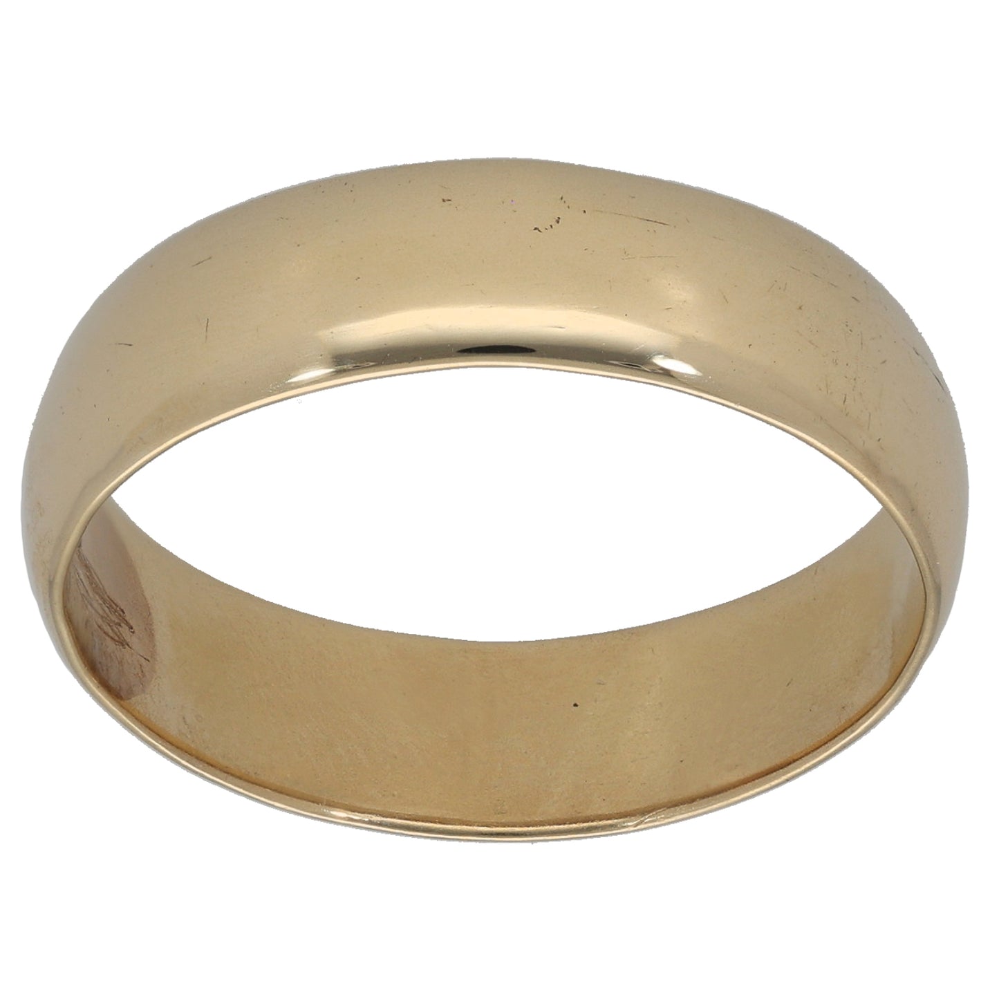 9ct Gold Plain Wedding Ring Size V