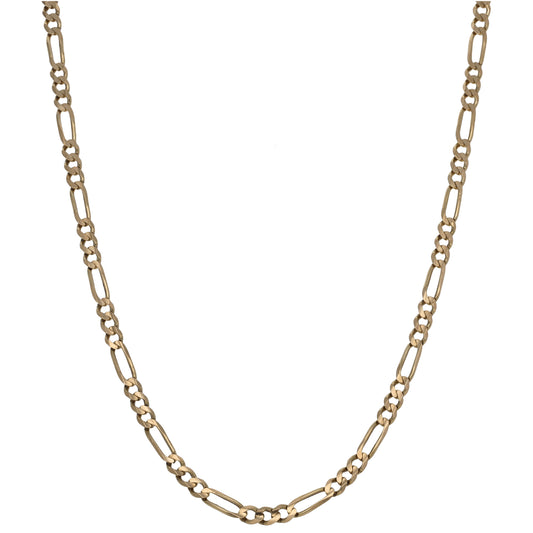 9ct Gold Figaro Chain 22"