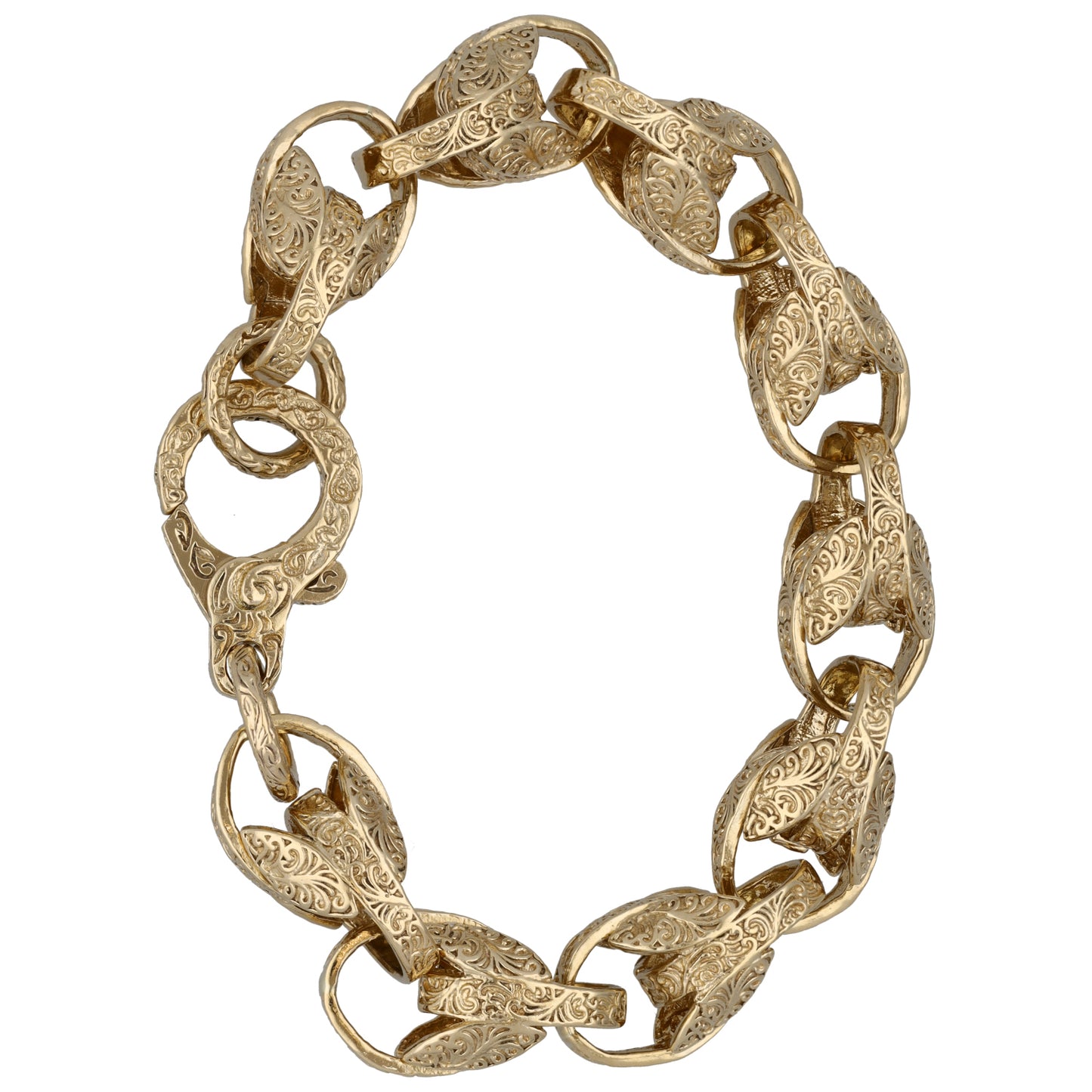 9ct Gold Tulip Bracelet