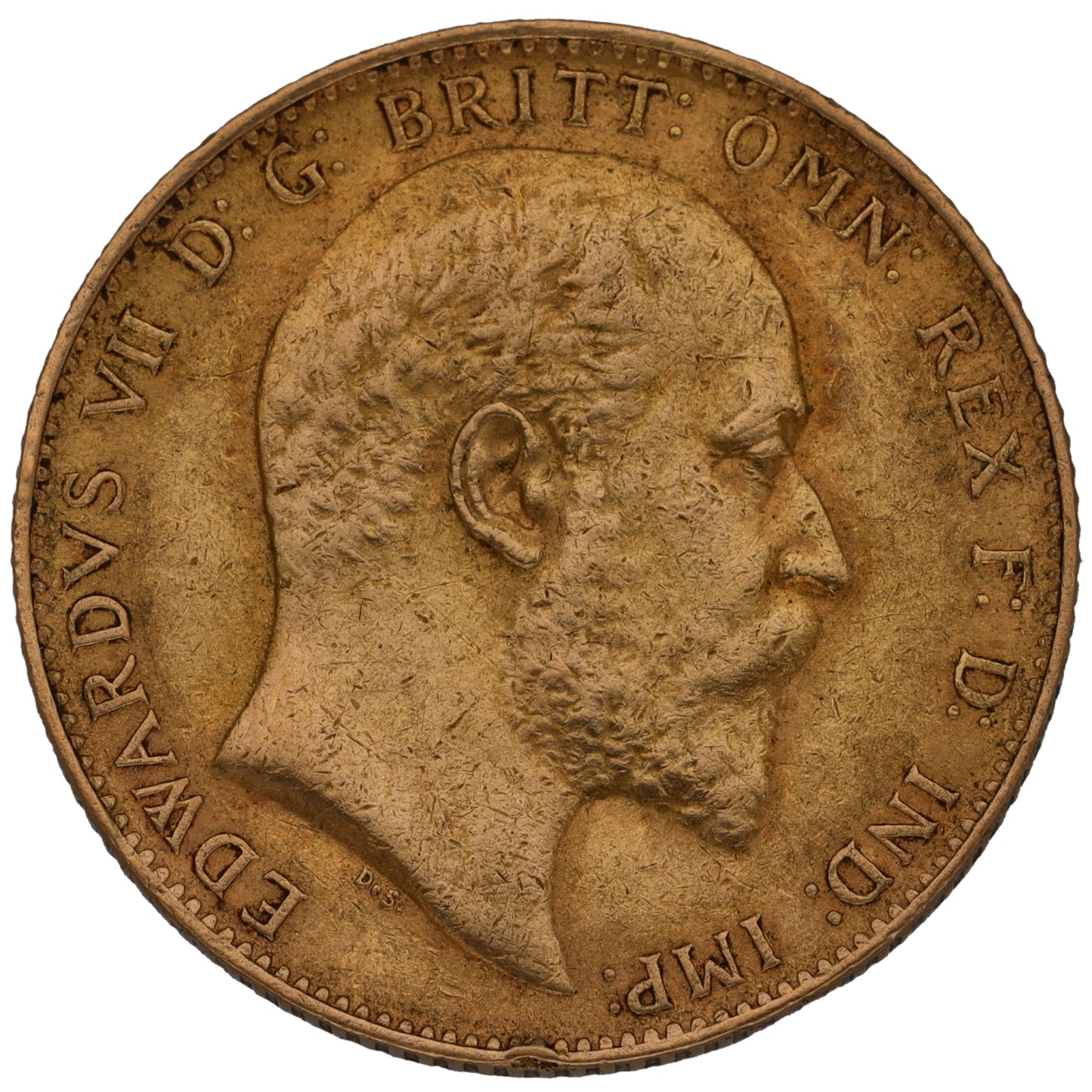 22ct Gold King Edward VII Full Sovereign Coin 1904