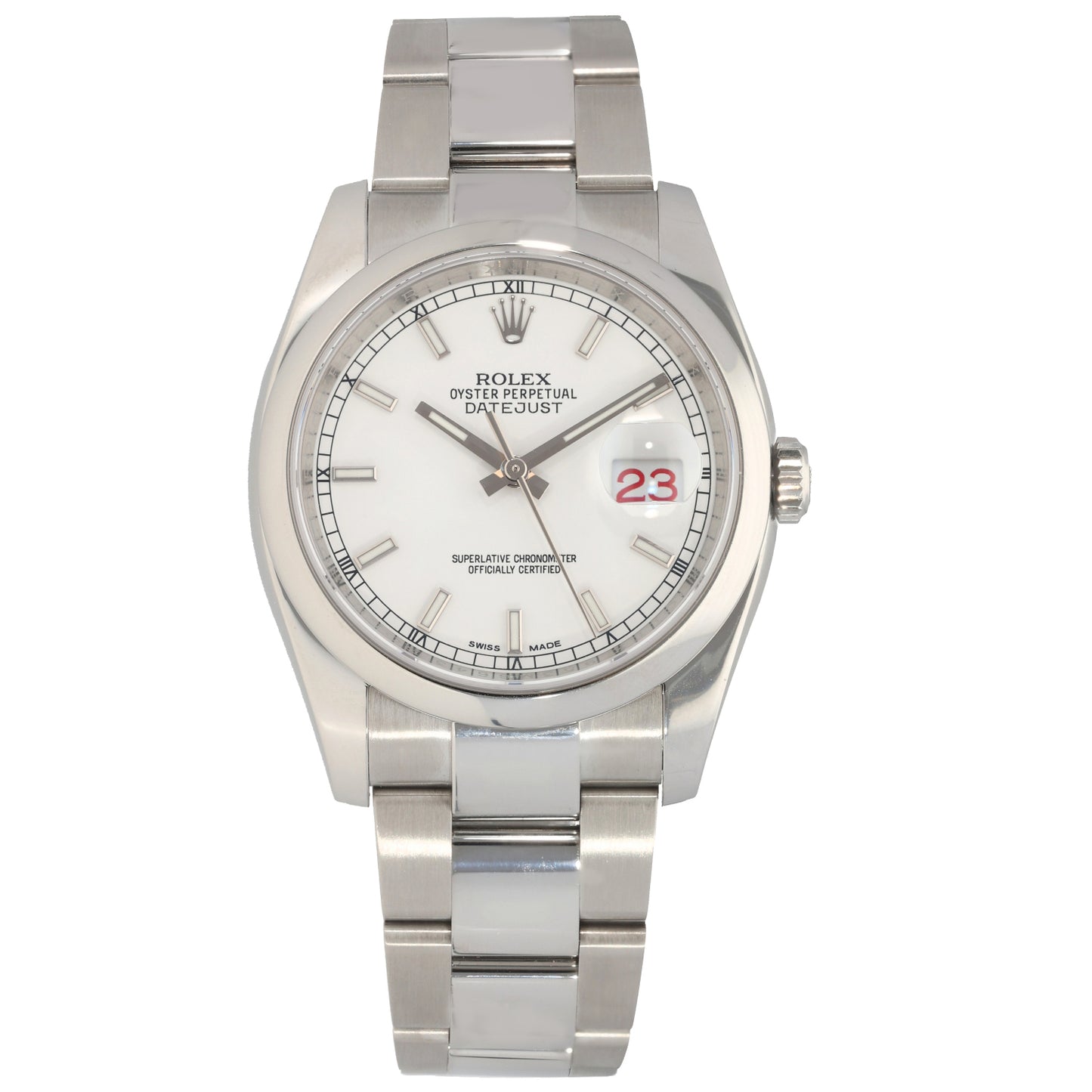 Rolex Datejust 116200 36mm Stainless Steel Watch