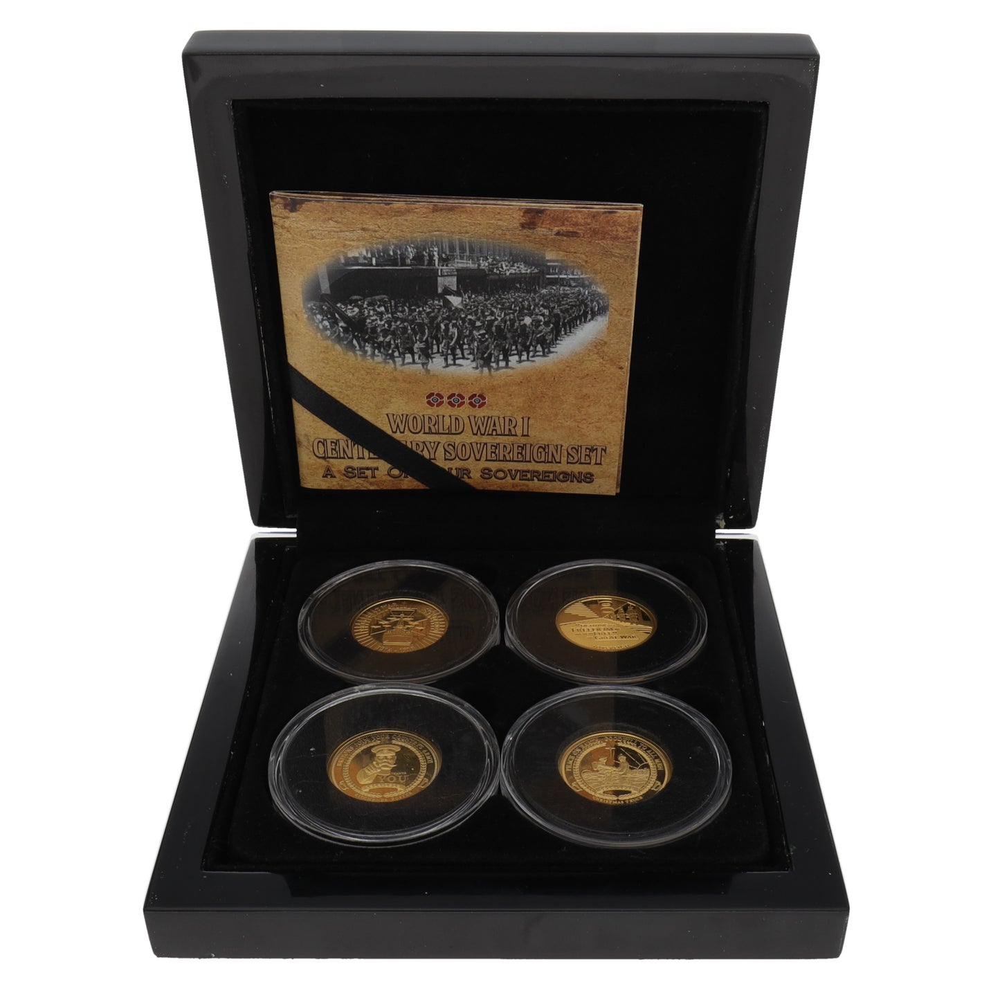 22ct Gold Limited Edition WW1 Sovereign Coin Set