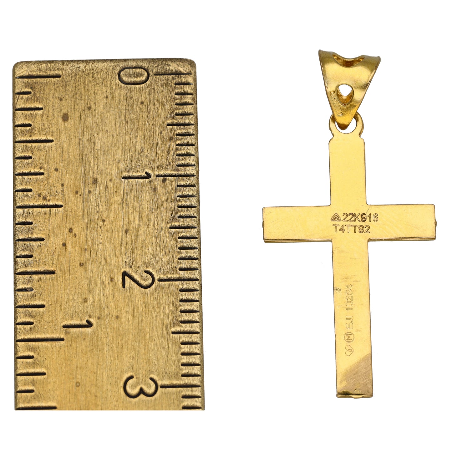 22ct Gold Cross Pendant